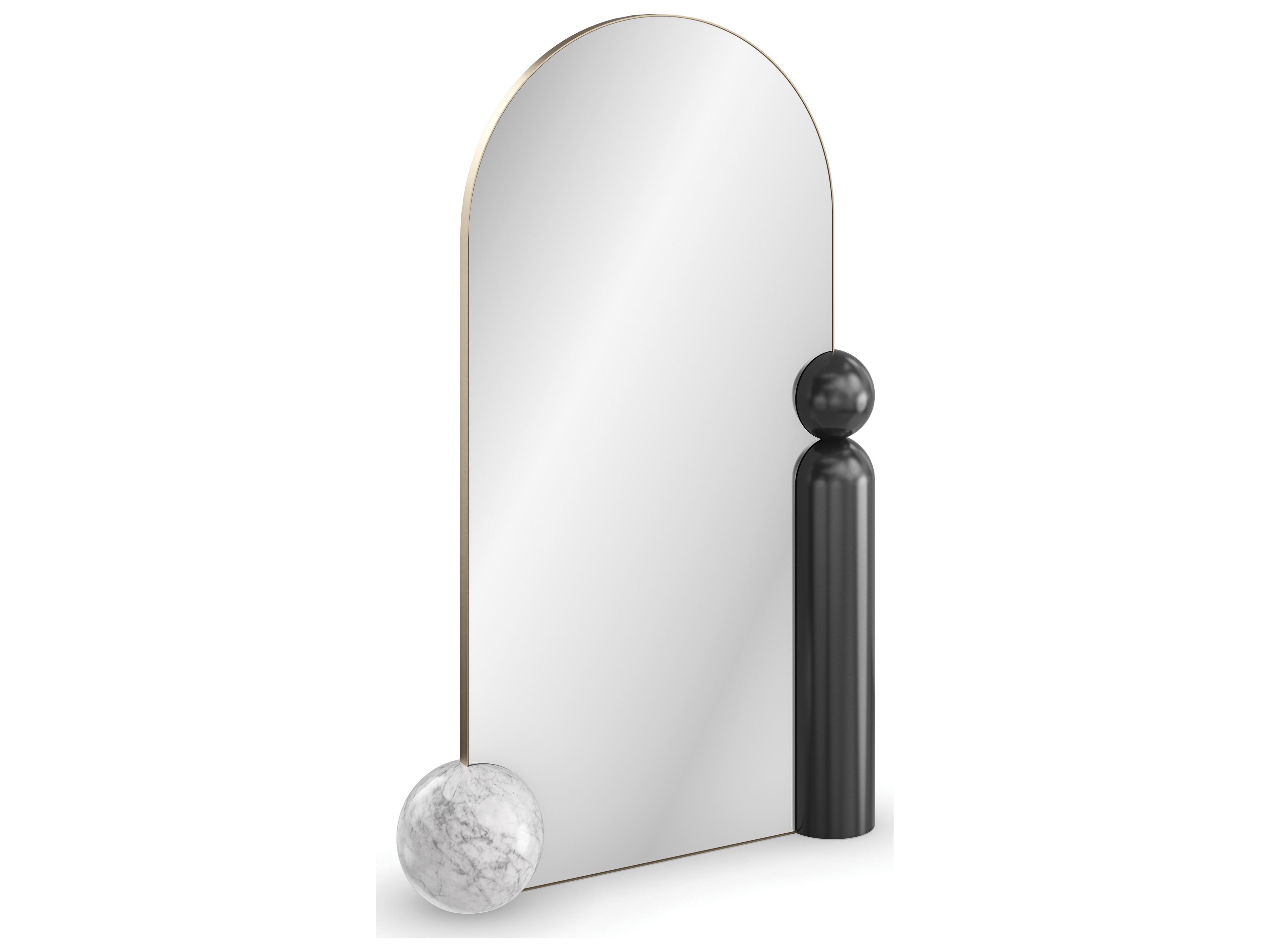 Balance Free Standing Floor Mirror in Lucent Bronze Metallic