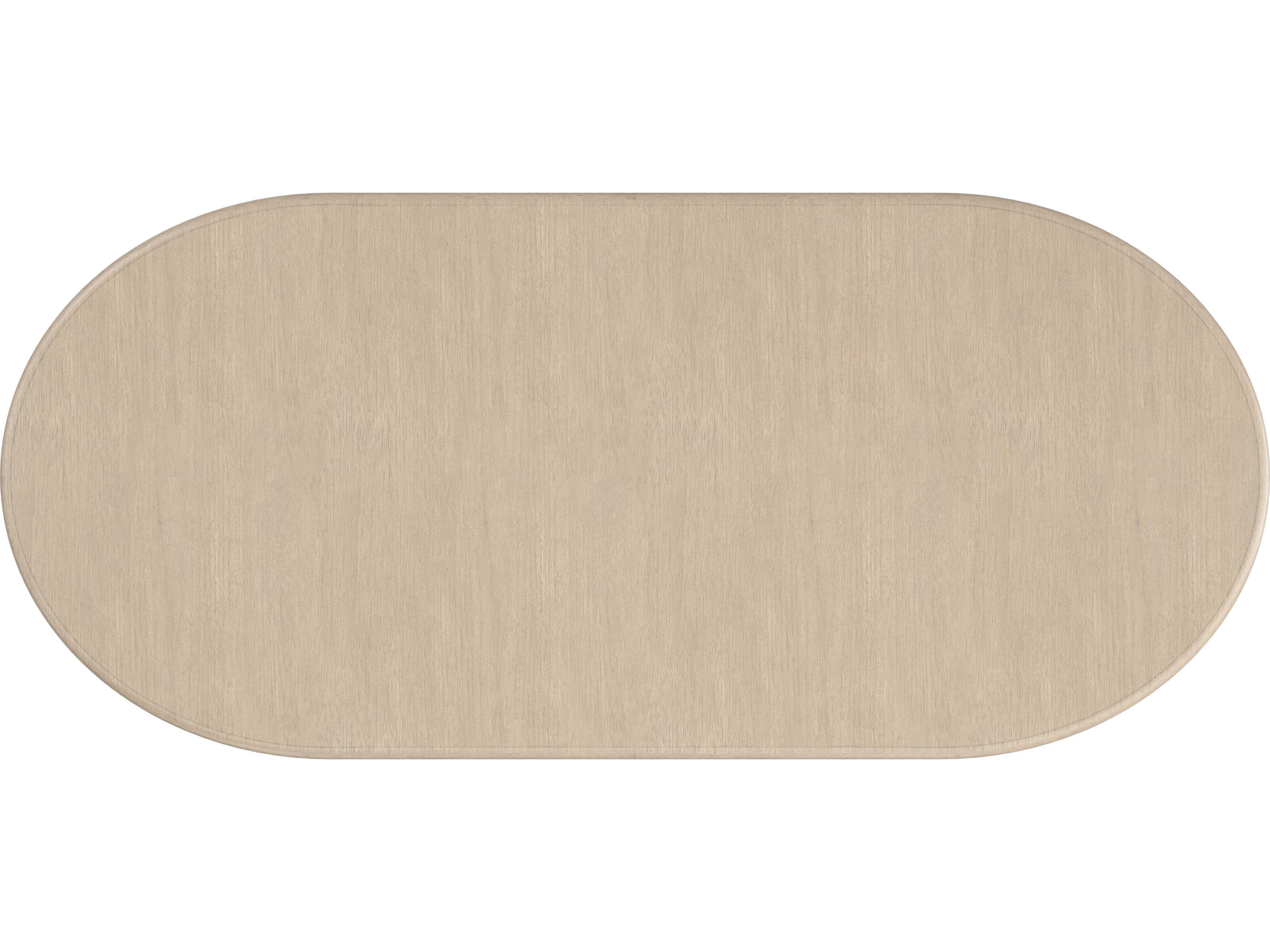 Caracole Modern Principles Emphasis Extendable Oval Wood Sun Drenched Oak Lucent Bronze Plated Metal Dining Table