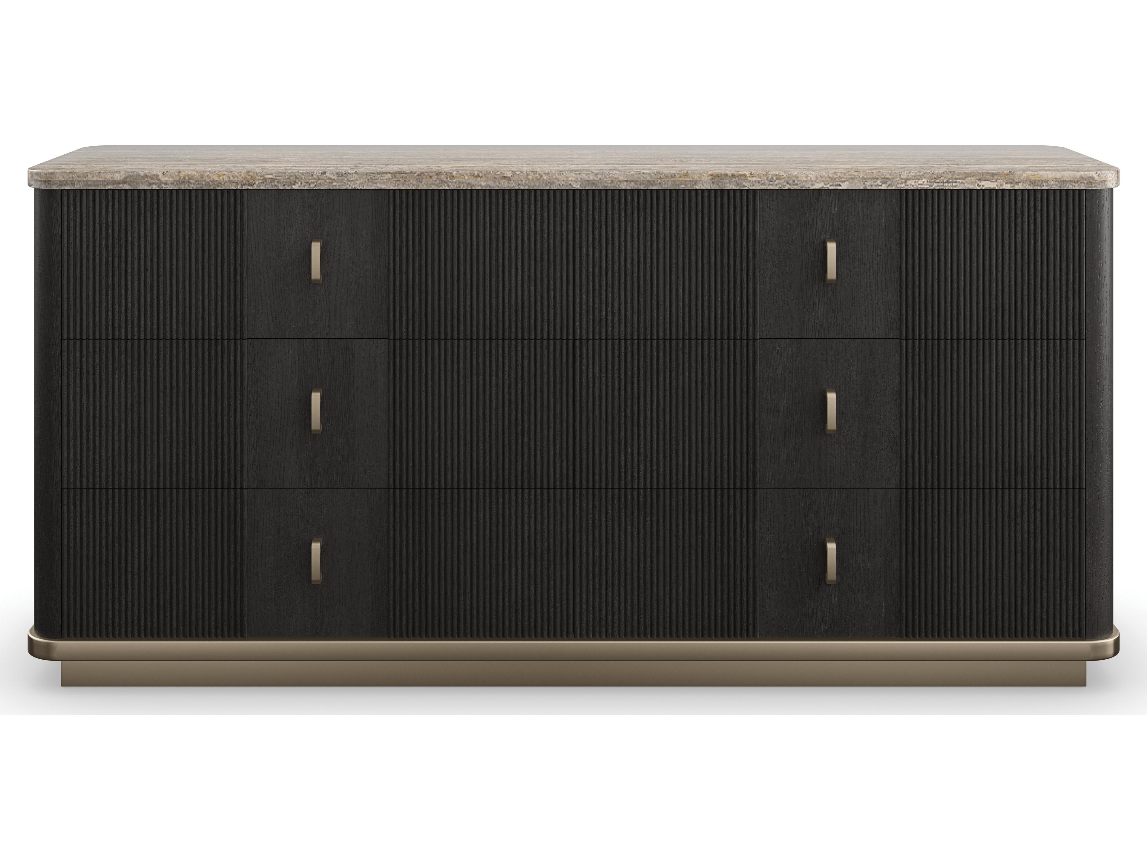 Caracole Modern Principles 6-Drawers Ash Wood Double Dresser