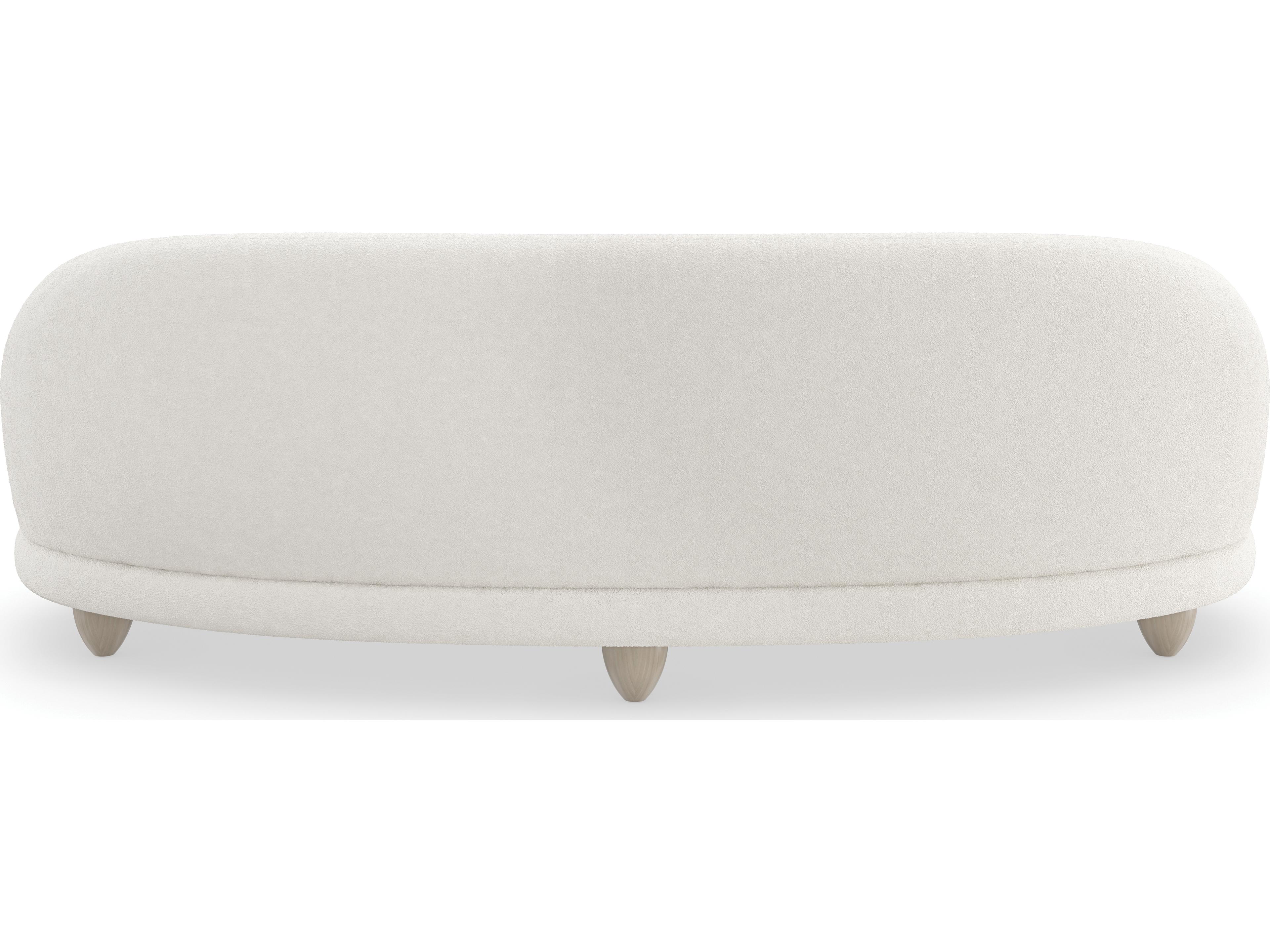 Caracole Modern Resort Tulum White Upholstered Sofa