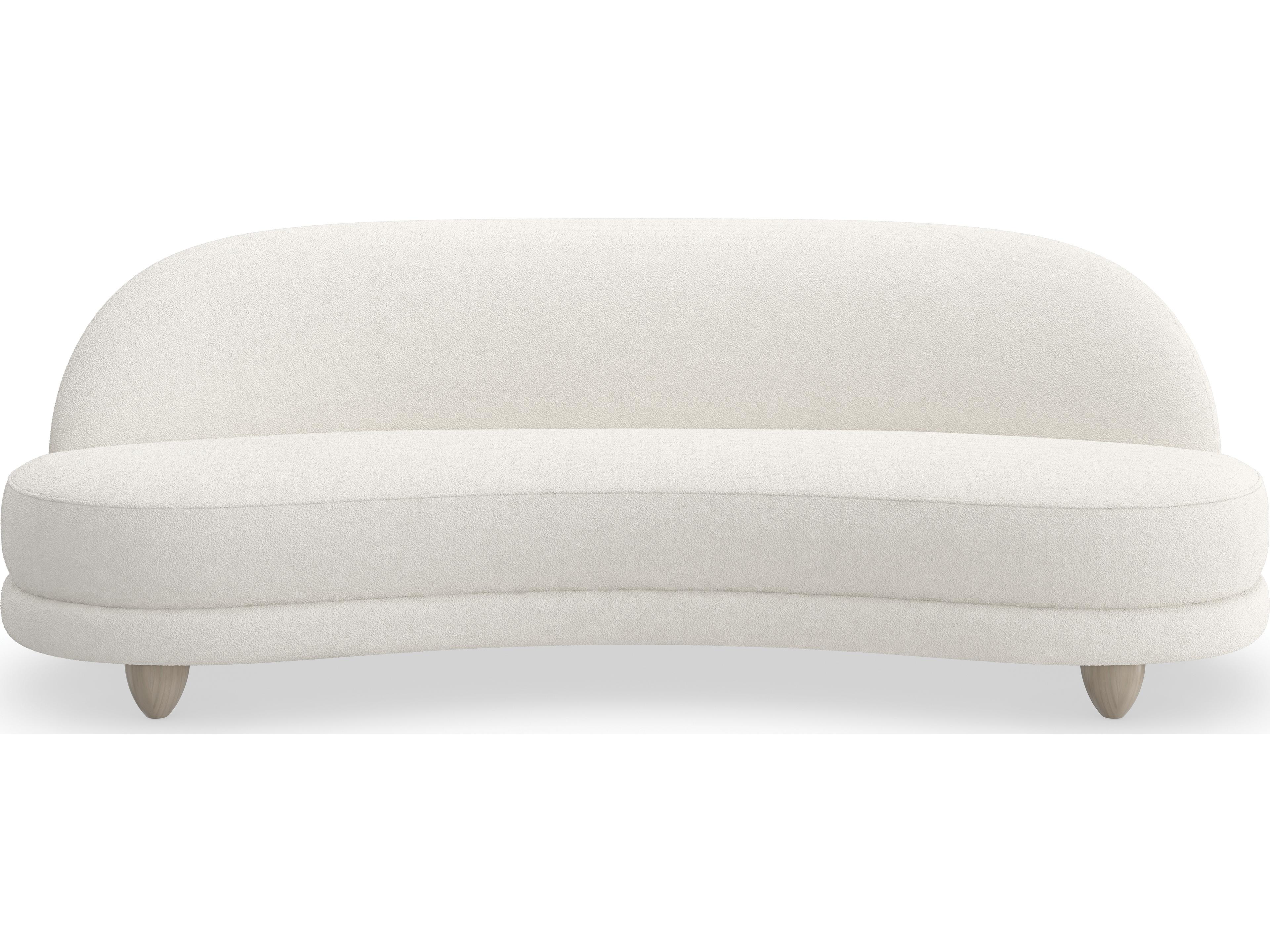 Caracole Modern Resort Tulum White Upholstered Sofa