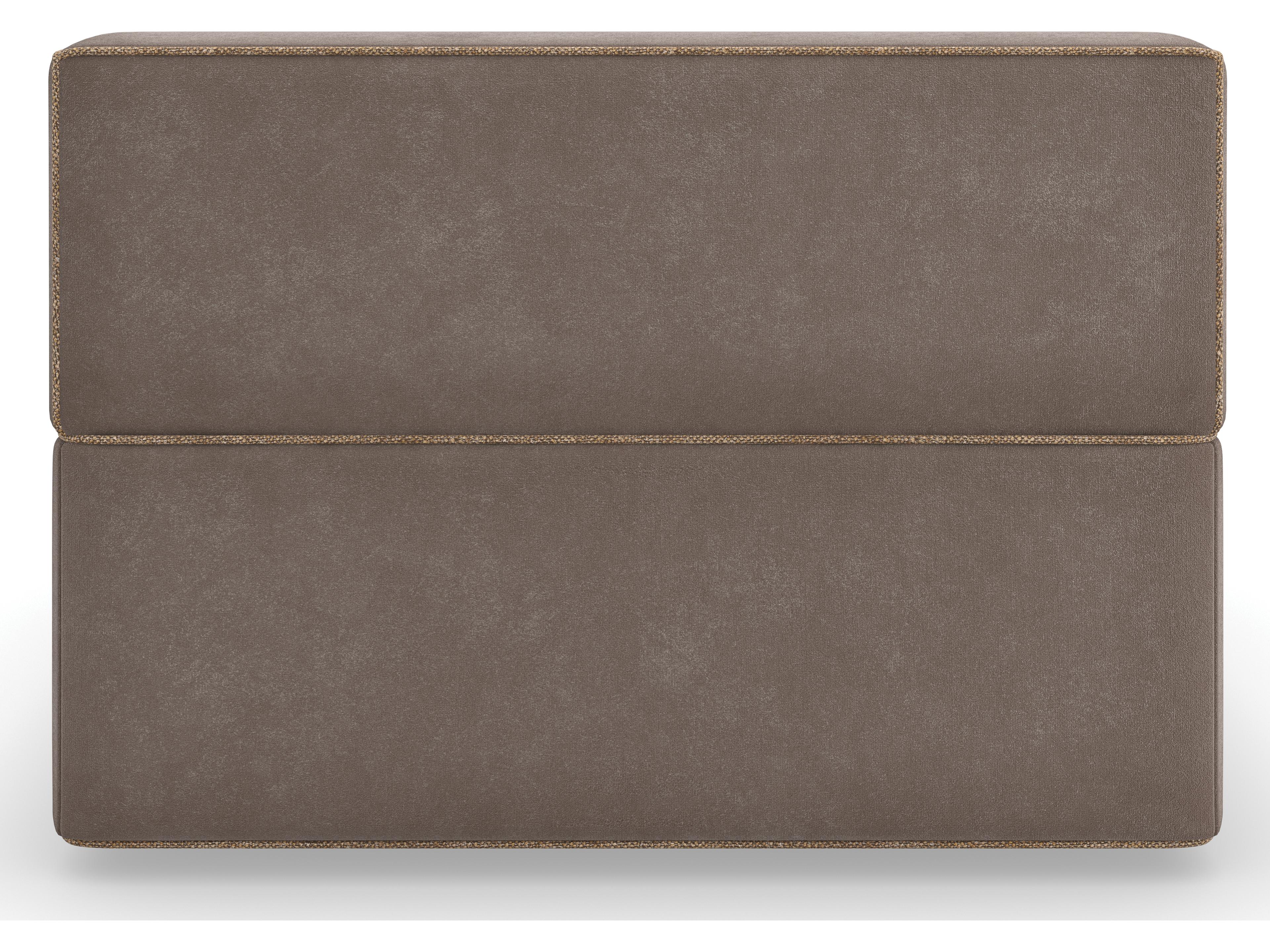 Caracole Modern Resort Marbella Bronze Fabric Armless Chair