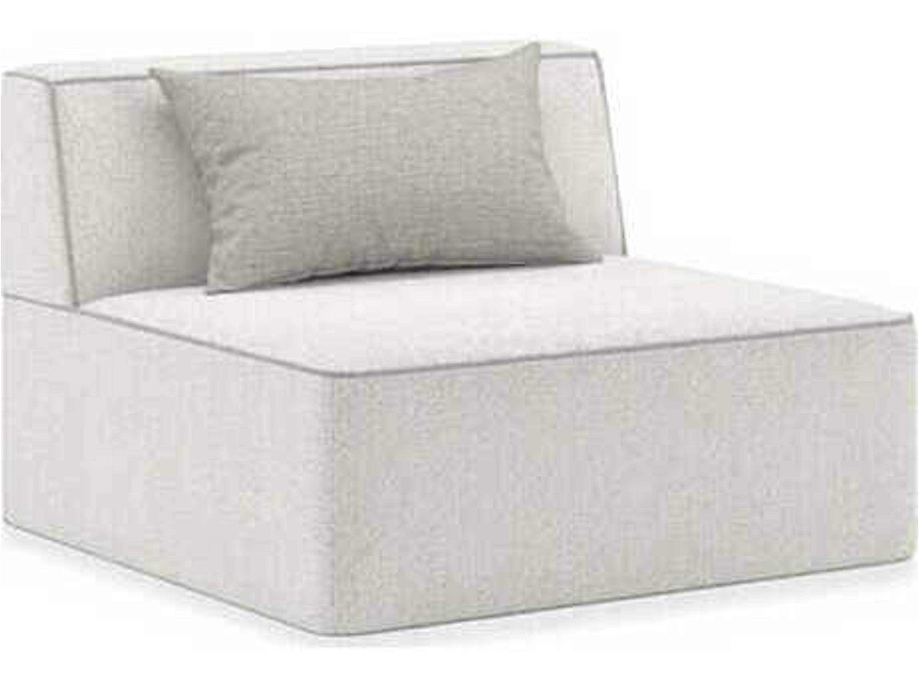 Modern Resort Marbellaless Gray Fabric Modular Chair