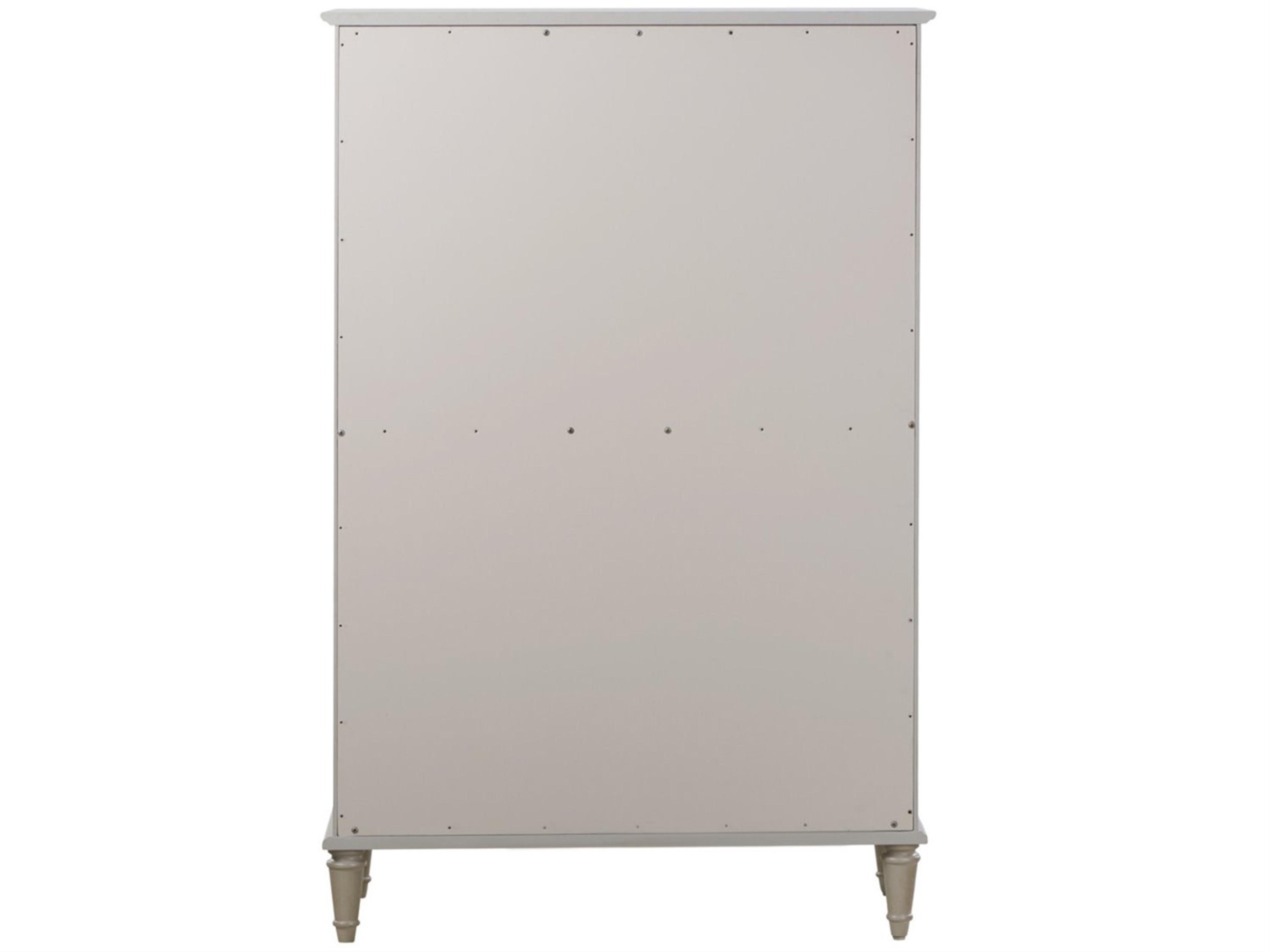 Caracole Atelier 5-Drawers Gray Oak Wood Dresser