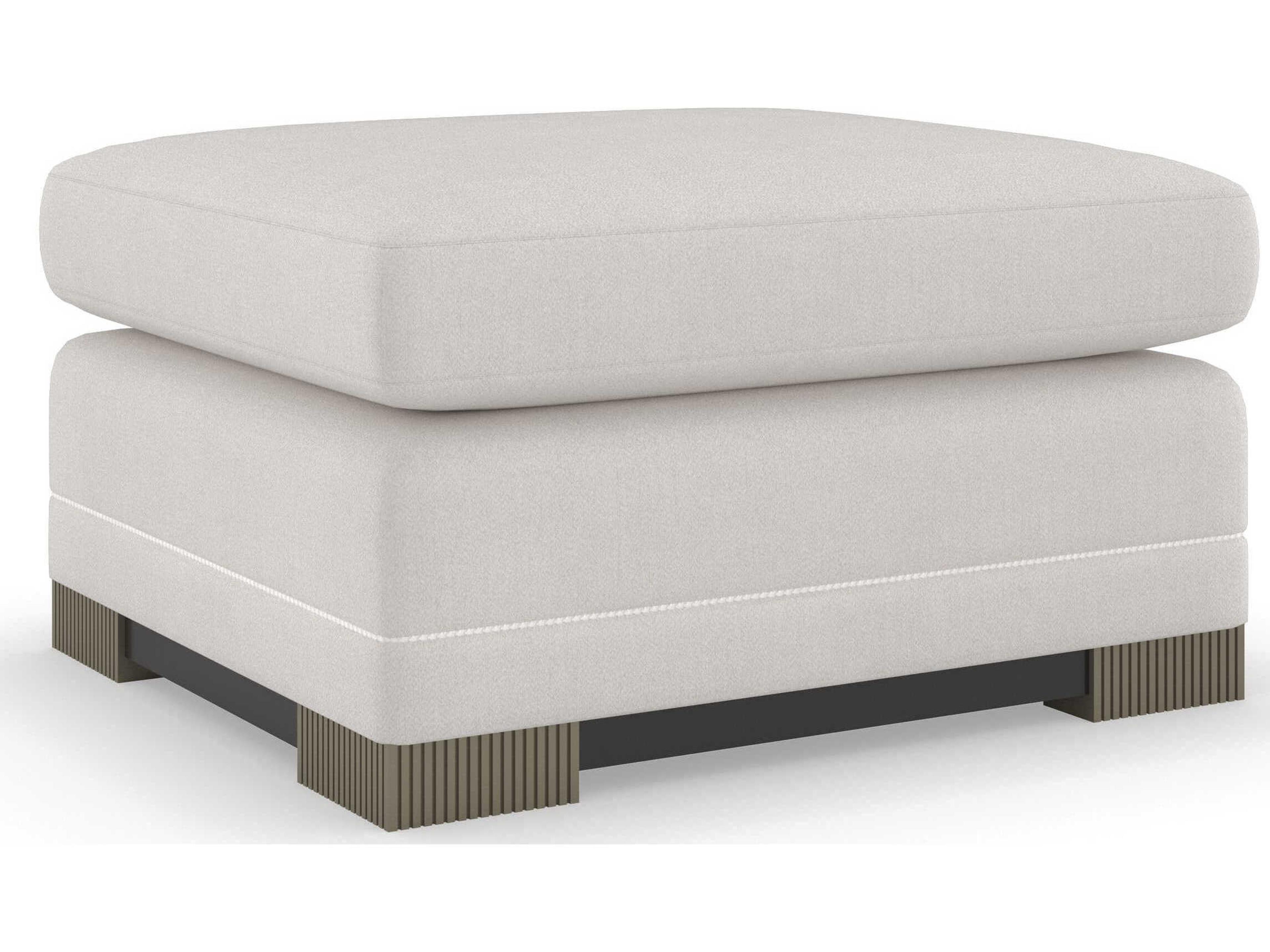 Deep Retreat Upholstered Ottoman Performance Chenille