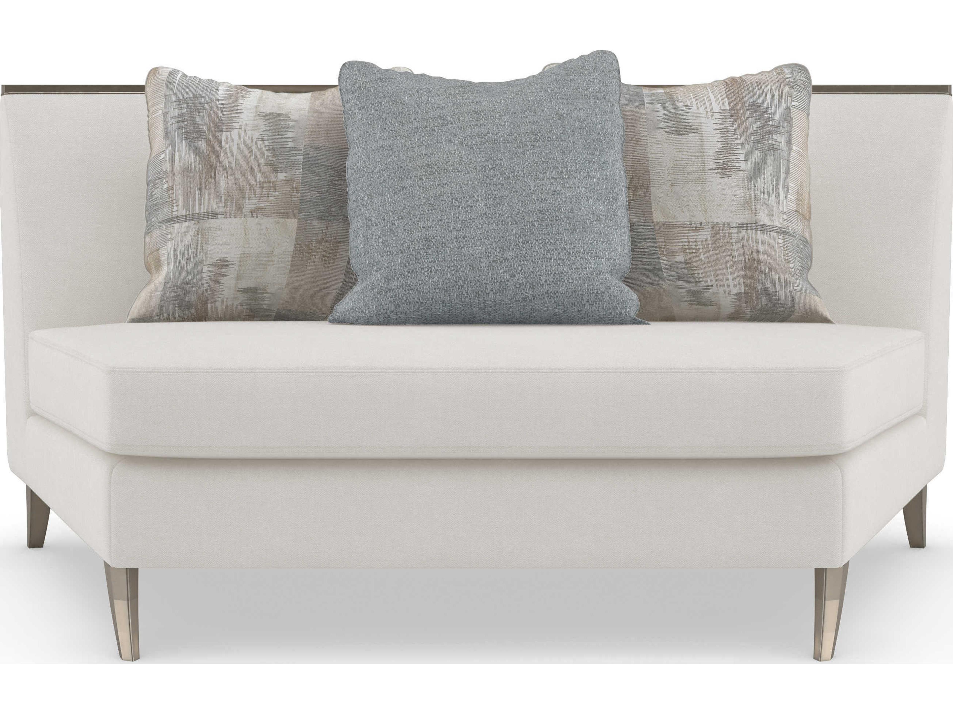 Caracole Upholstery X Factor Wedge Armless Chair