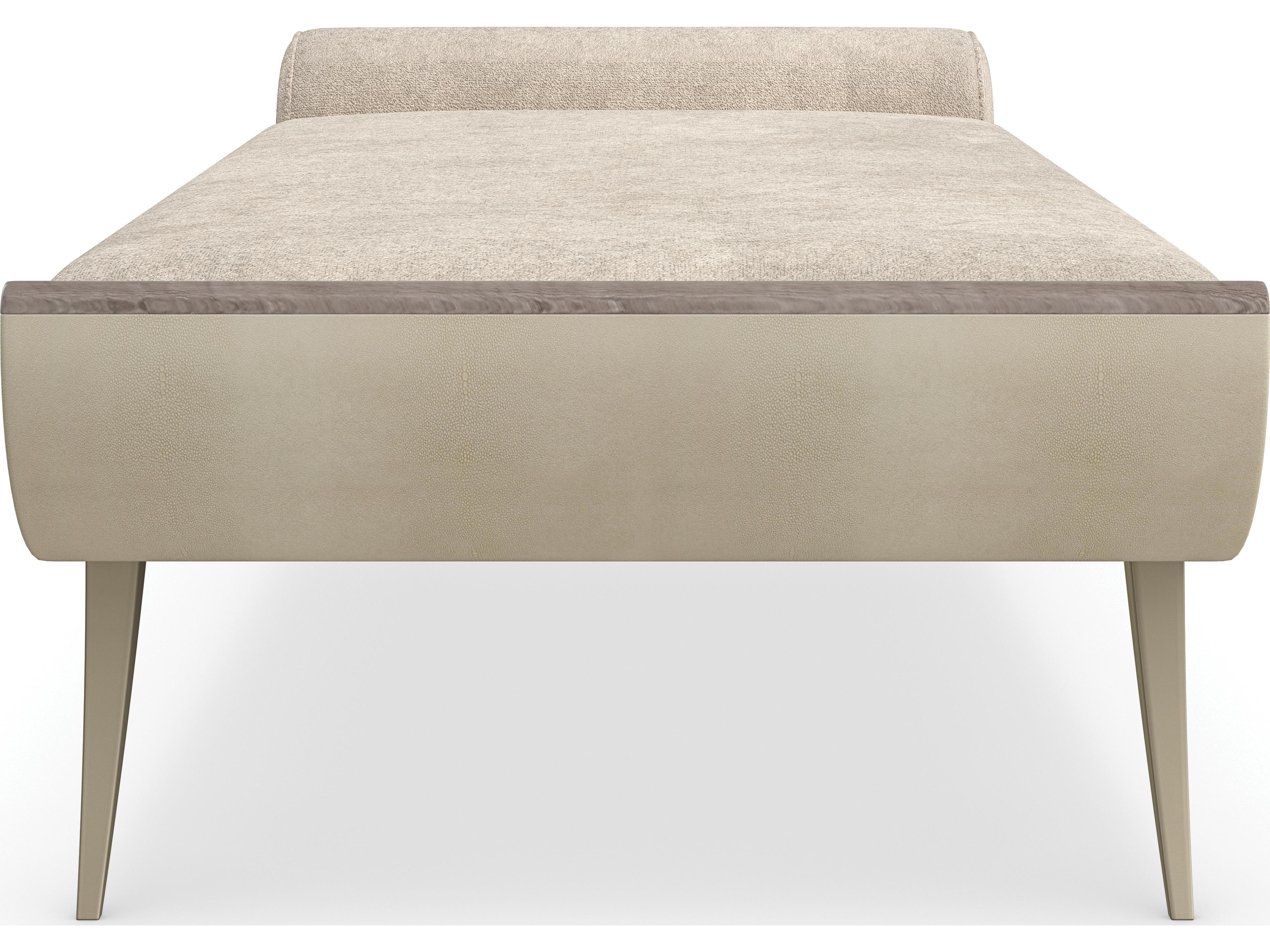 Caracole Upholstery Nice Cream Upholstered Chaise