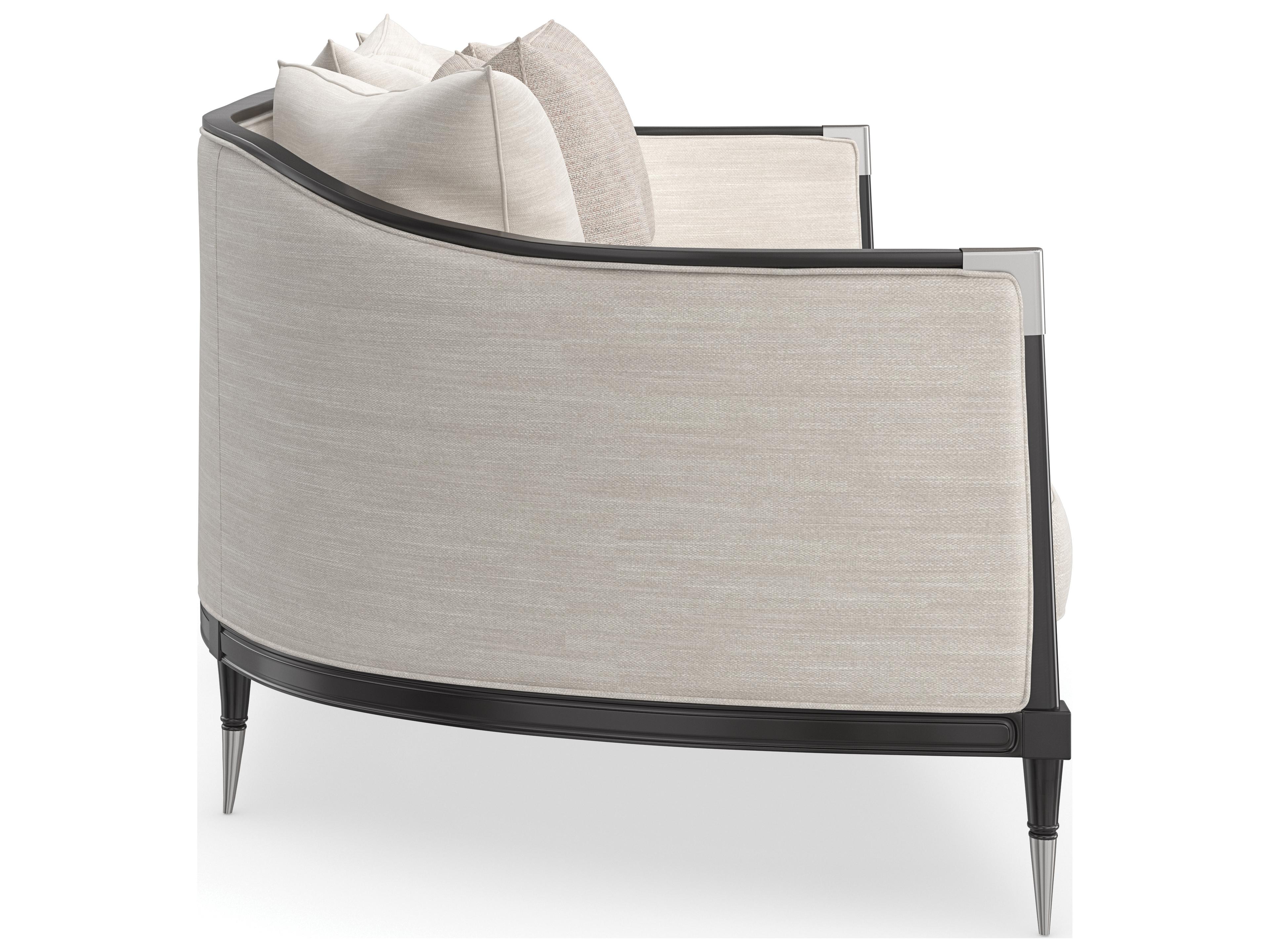 Caracole Upholstery Splash Cream Upholstered Sofa