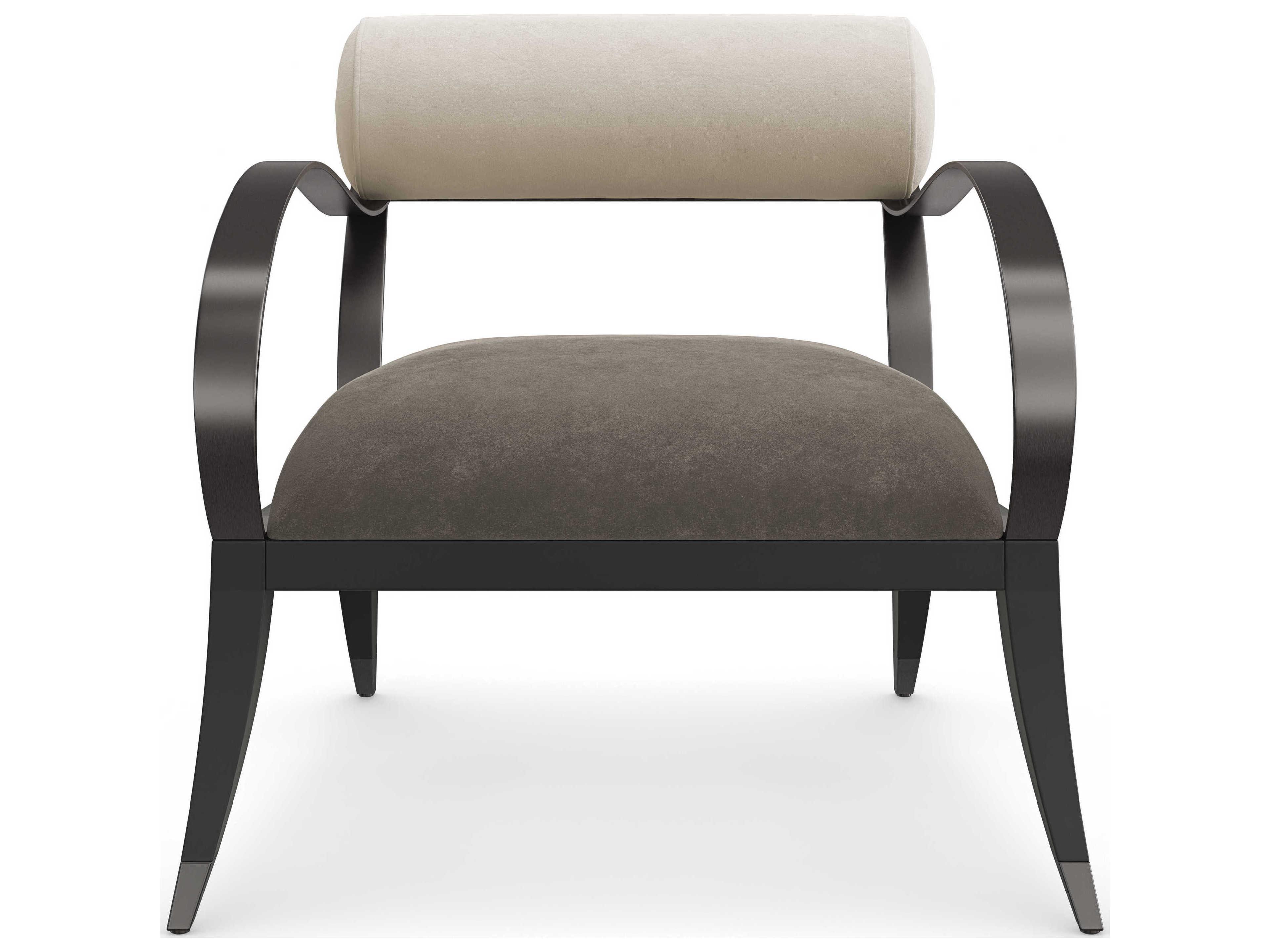 Caracole Upholstery Homage Bronze Fabric Accent Chair