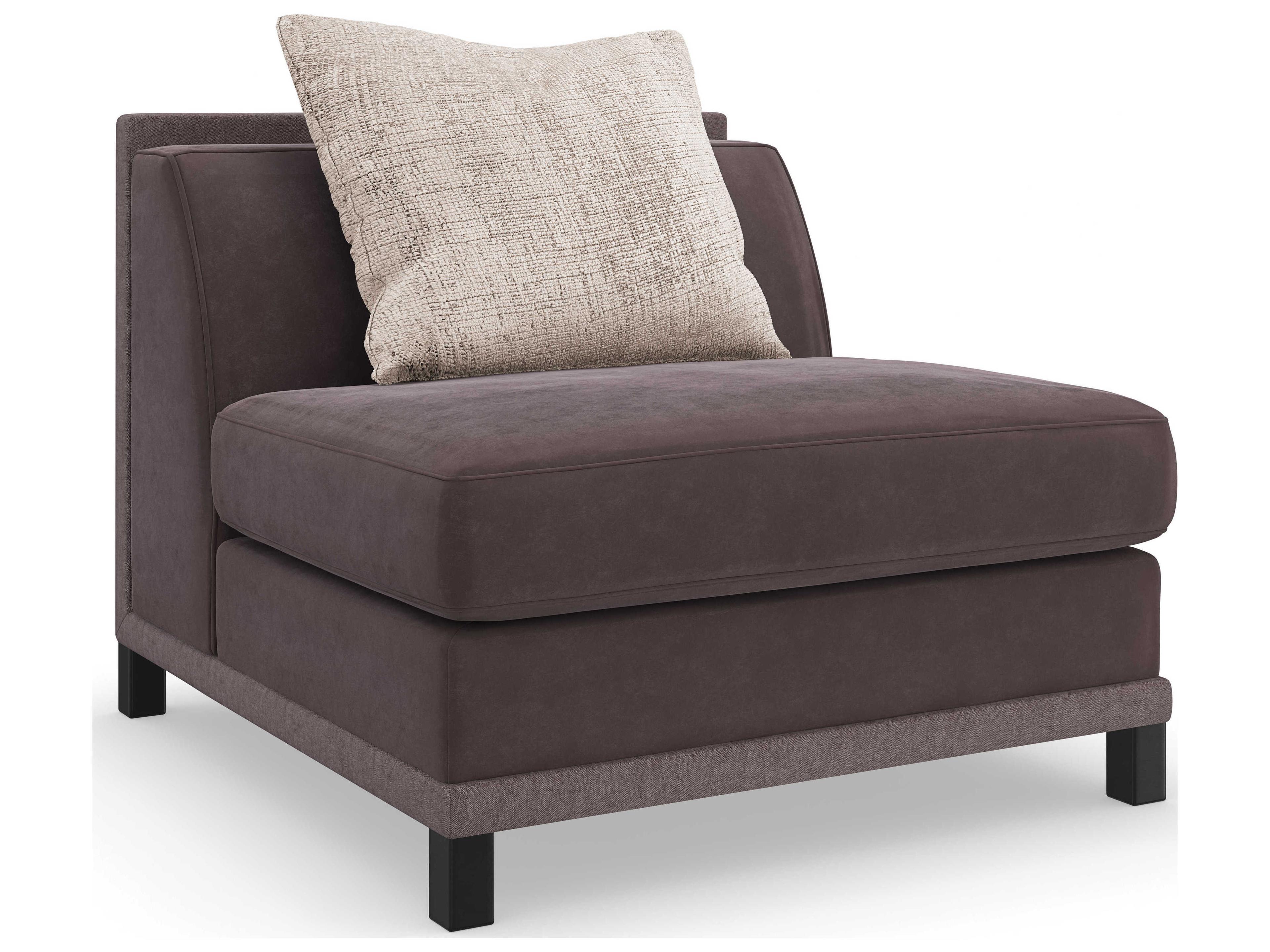 Upholstery Tuxedo Armless Modular Chair