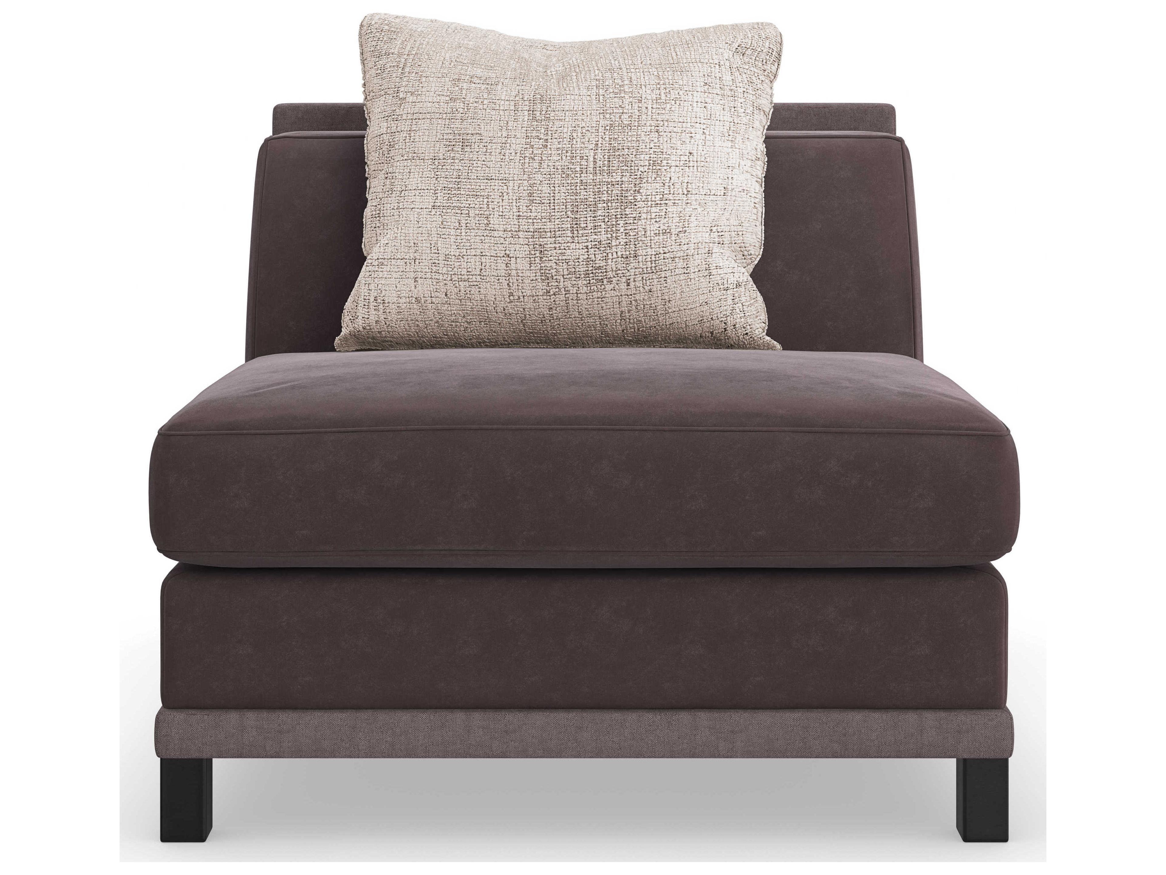 Caracole Upholstery Tuxedo Armless Modular Chair