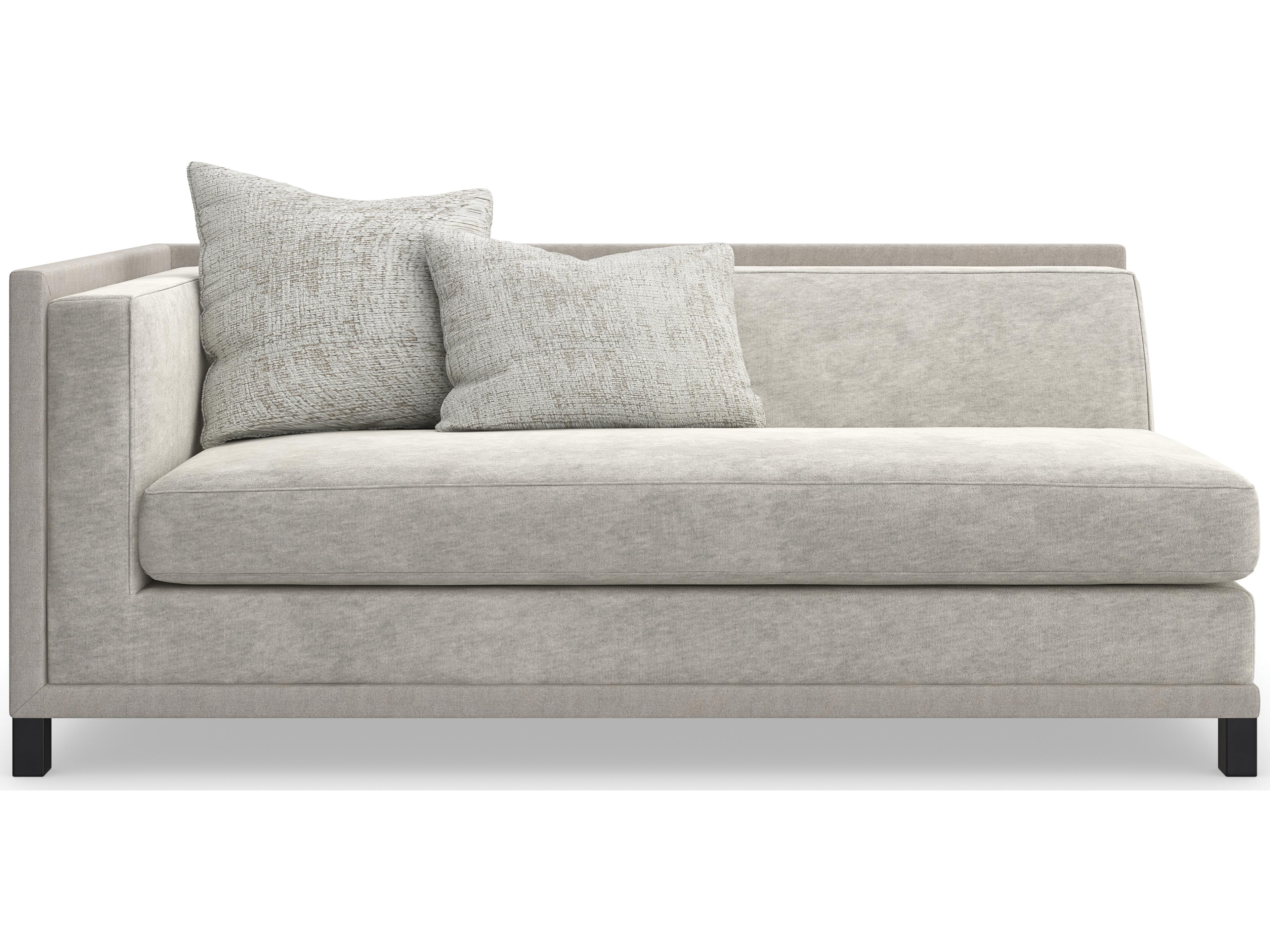 Caracole Upholstery Tuxedo Gray Upholstered Modular