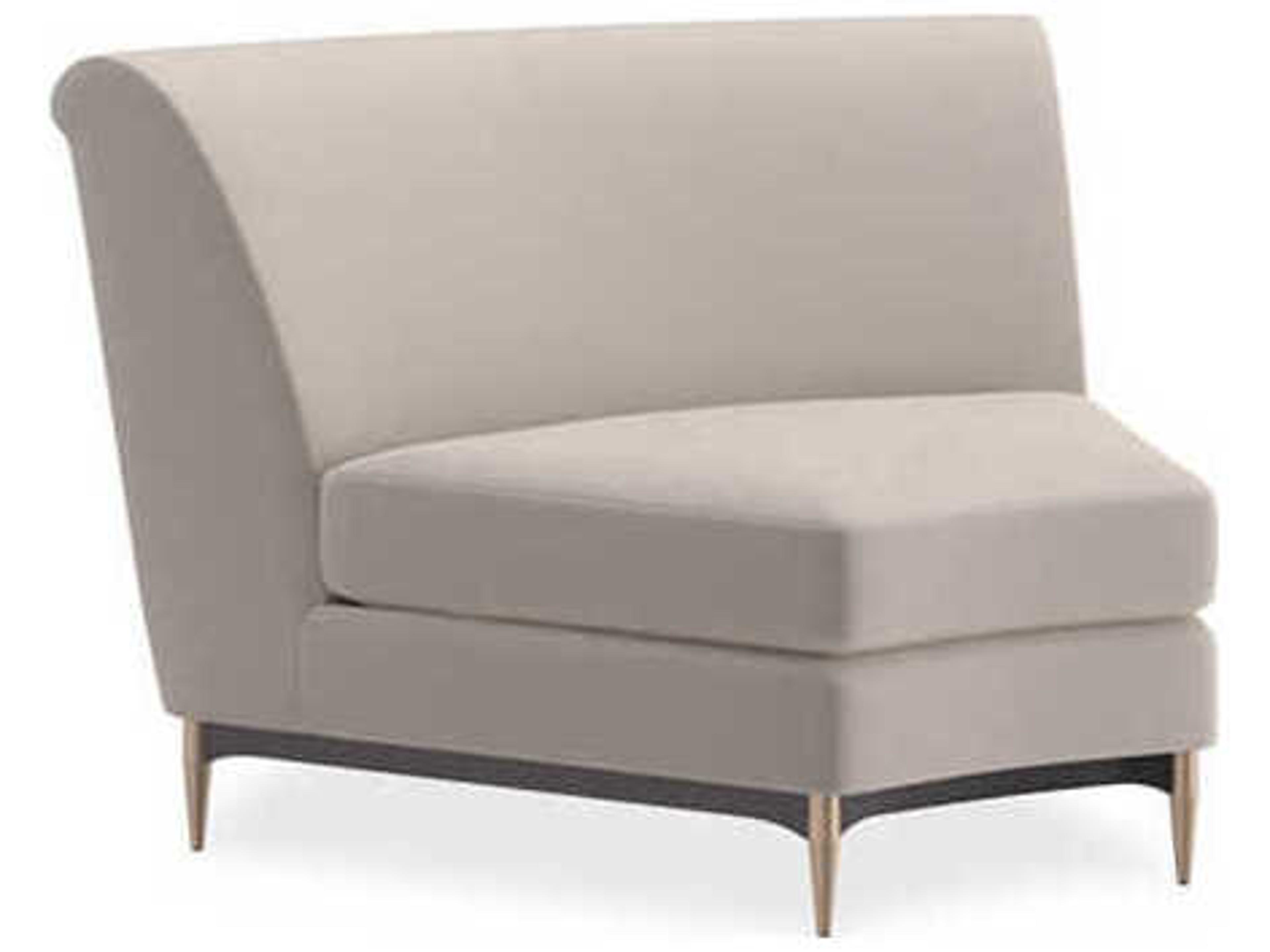 Upholstery Threes Company Gray Fabric Wedge Chair