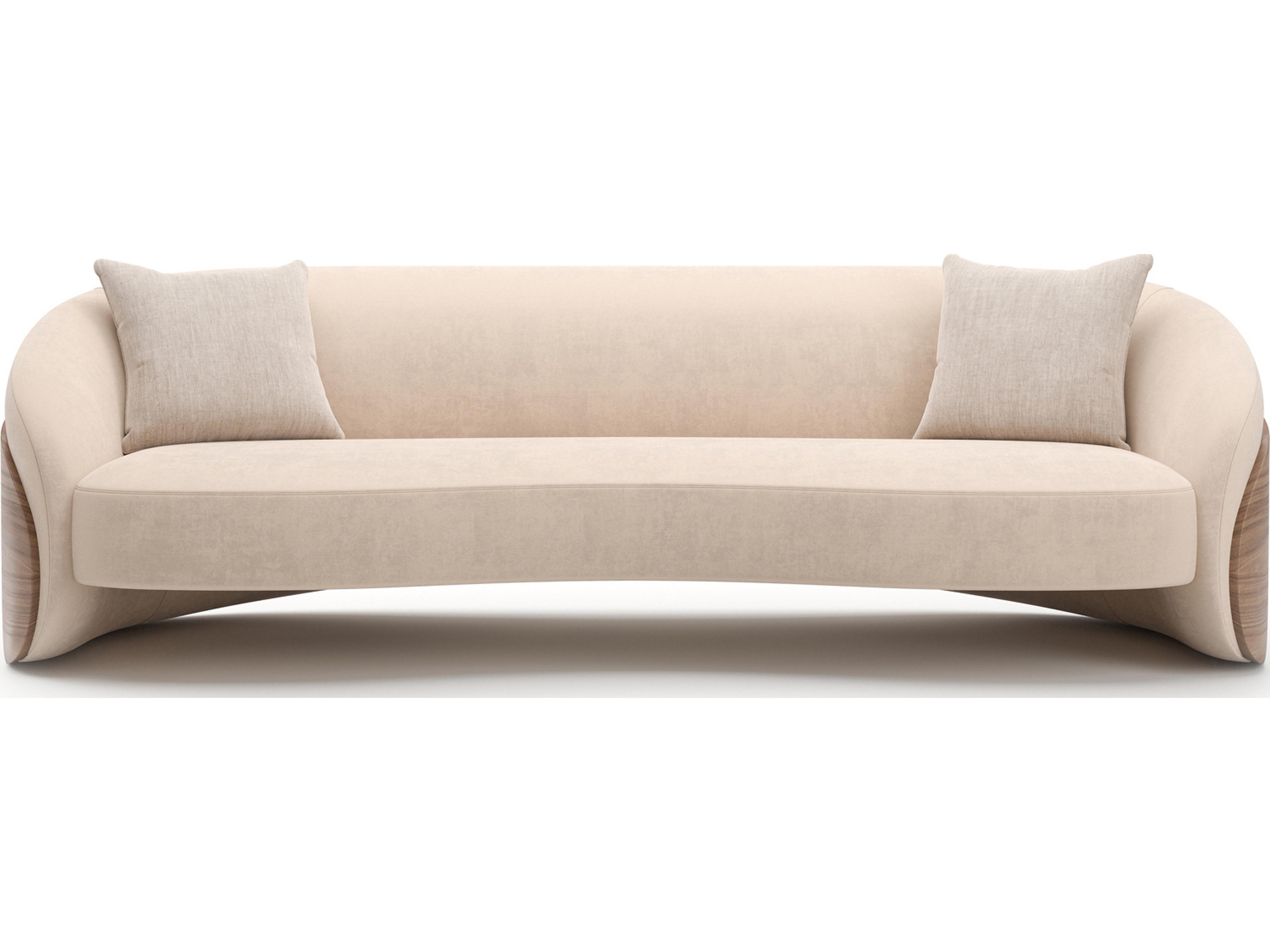 Caracole Fleur Champagne Upholstered Sofa