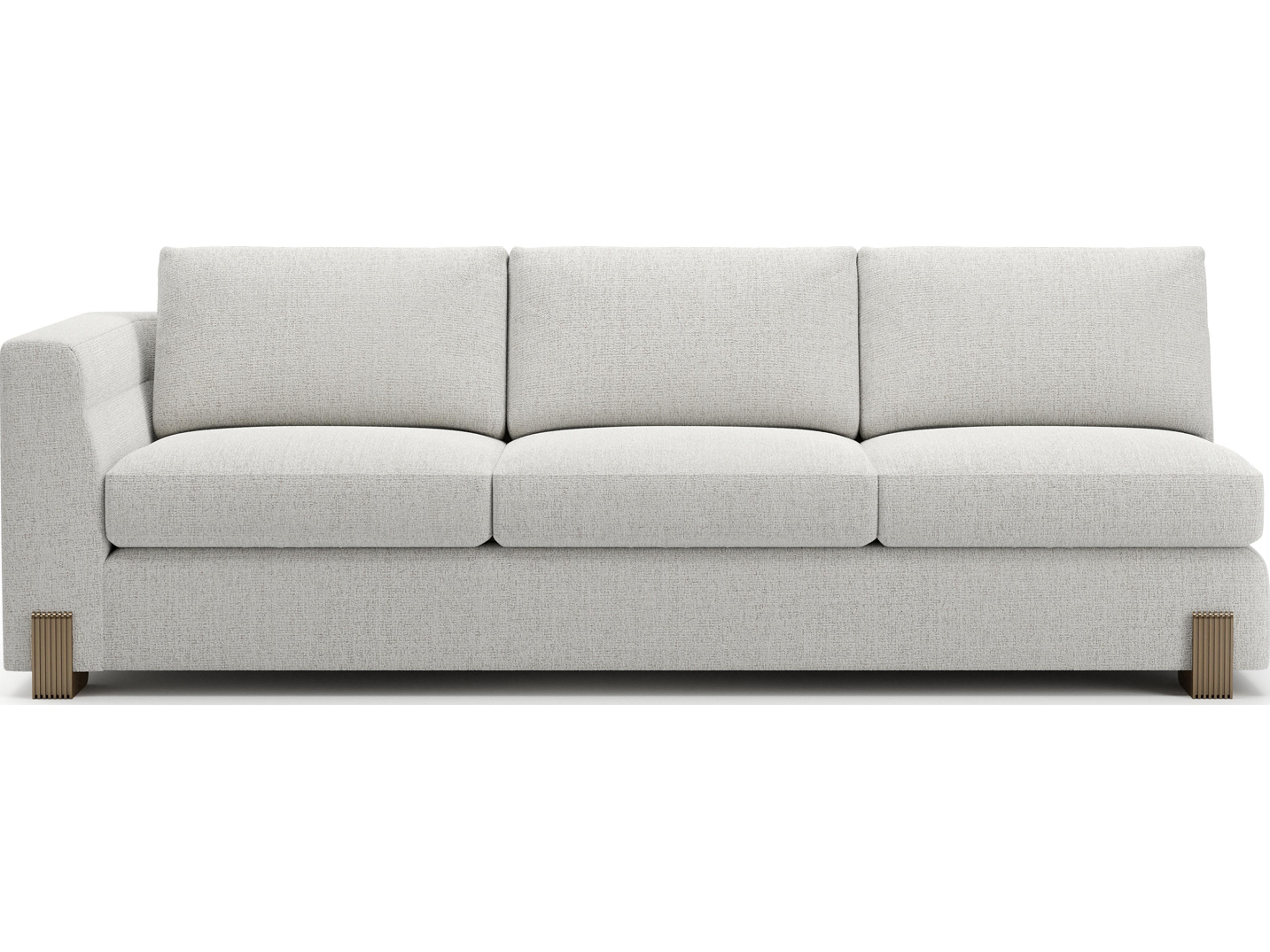 Caracole Counter Balance Cream Upholstered Sectional Sofa
