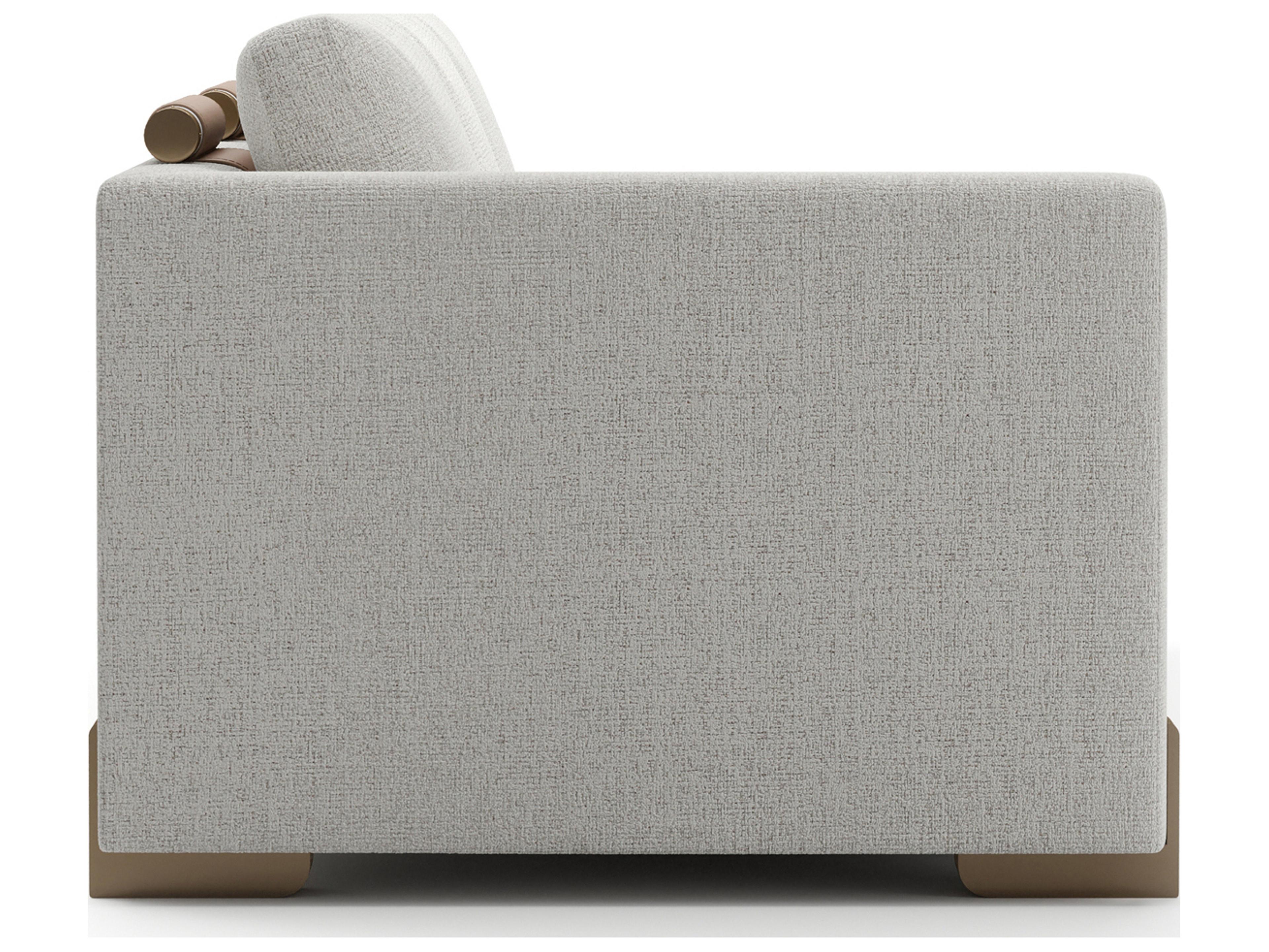 Caracole Counter Balance Cream Upholstered Sectional Sofa