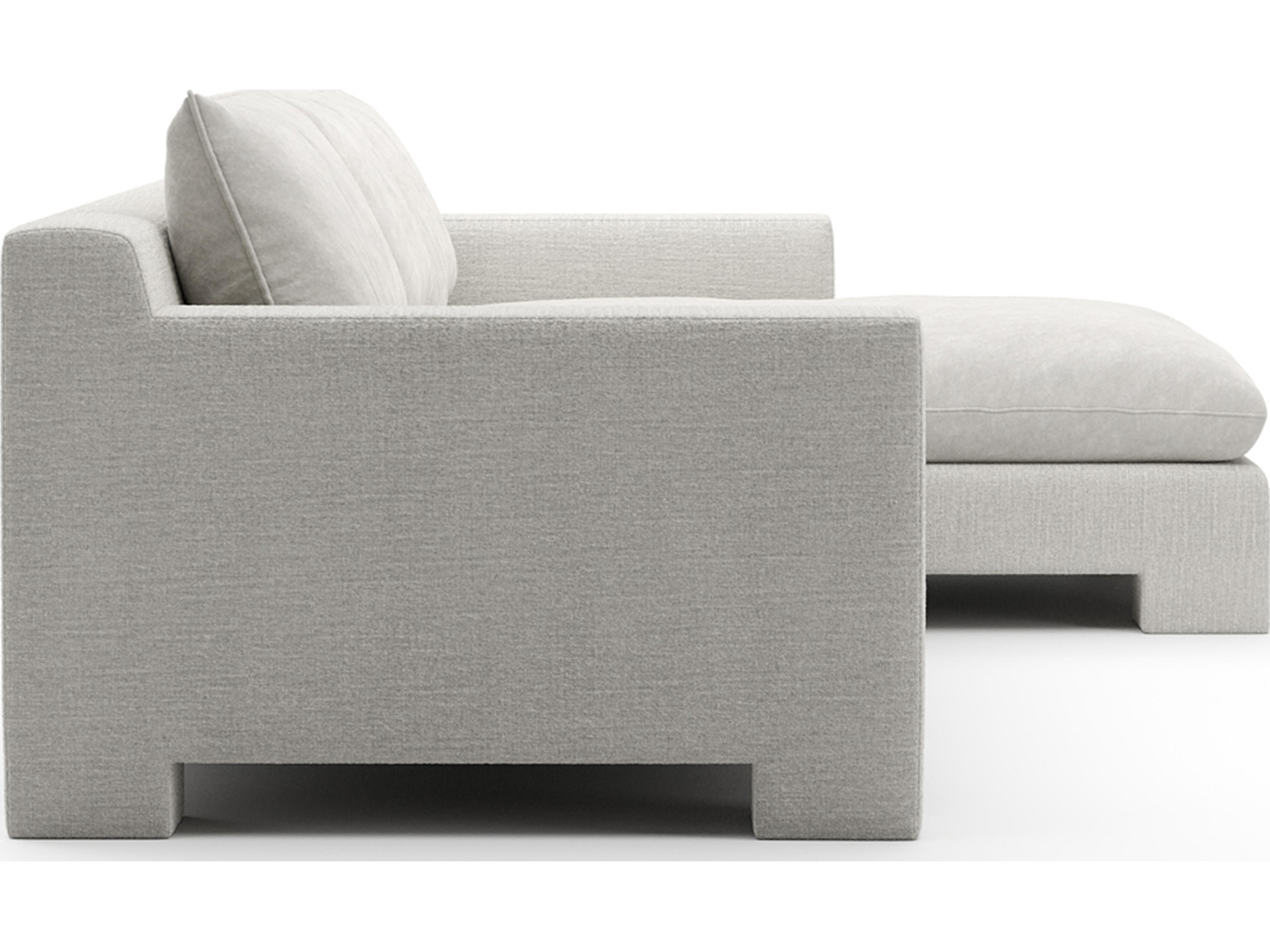 Caracole Devon White Upholstered Sectional Sofa