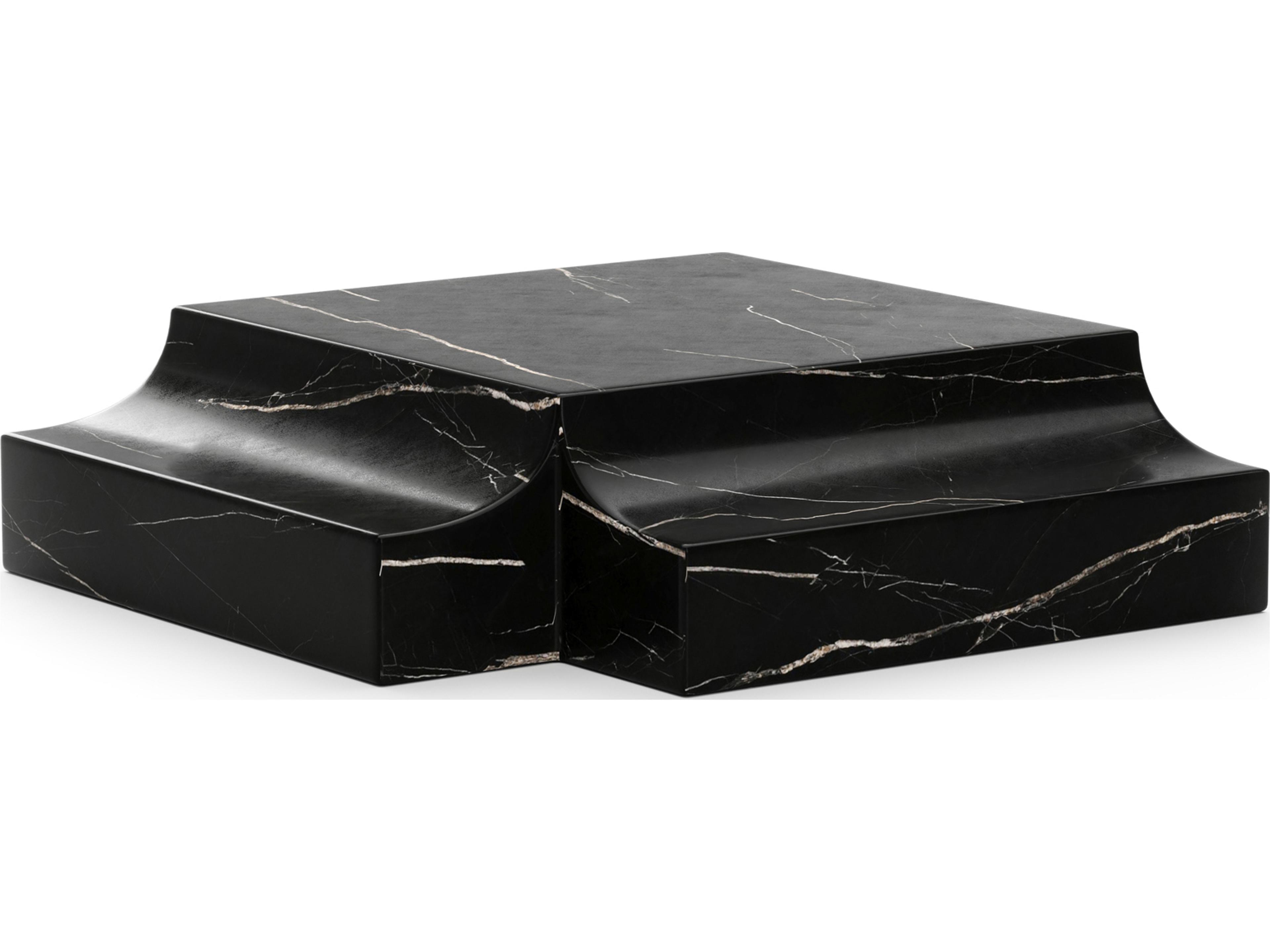 Caracole Overlap Round Stone End Table