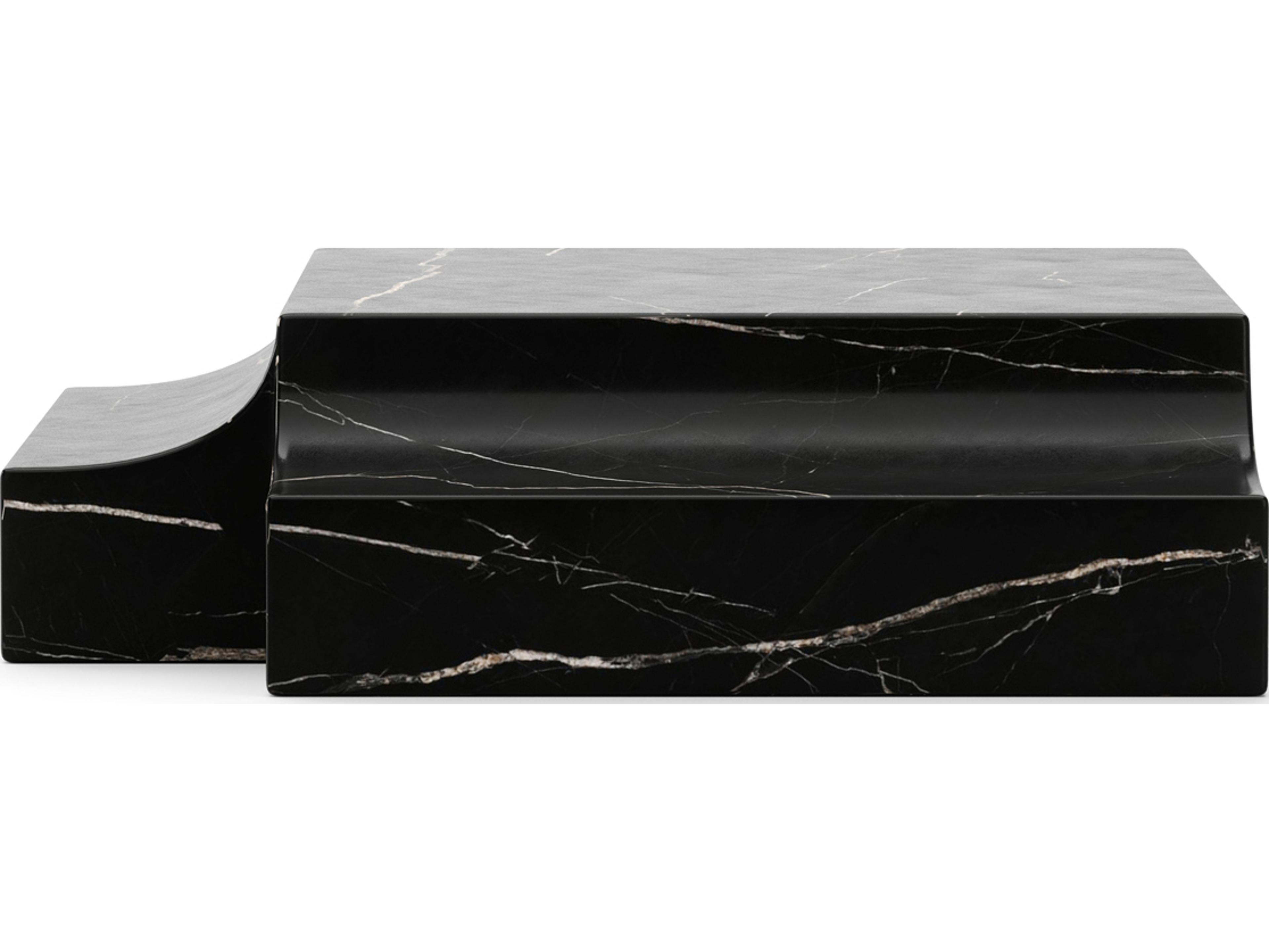 Caracole Overlap Round Stone End Table