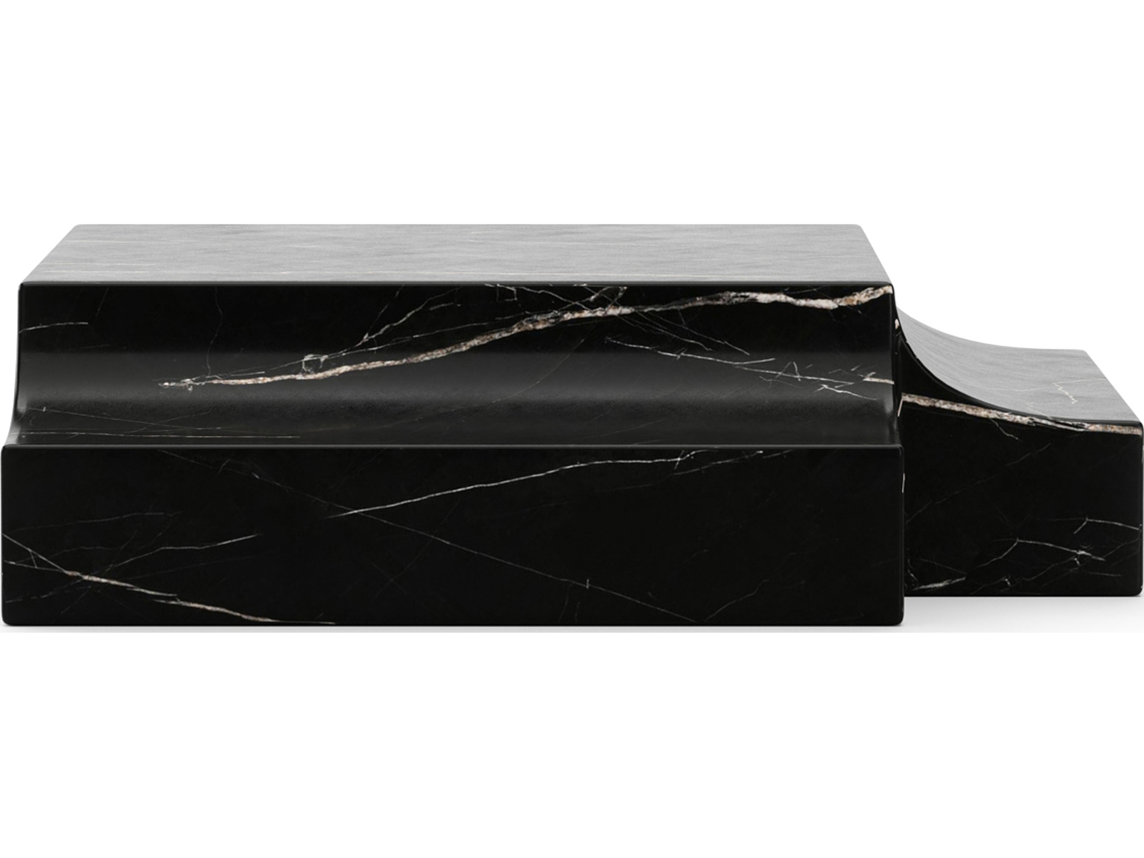 Caracole Overlap Round Stone End Table