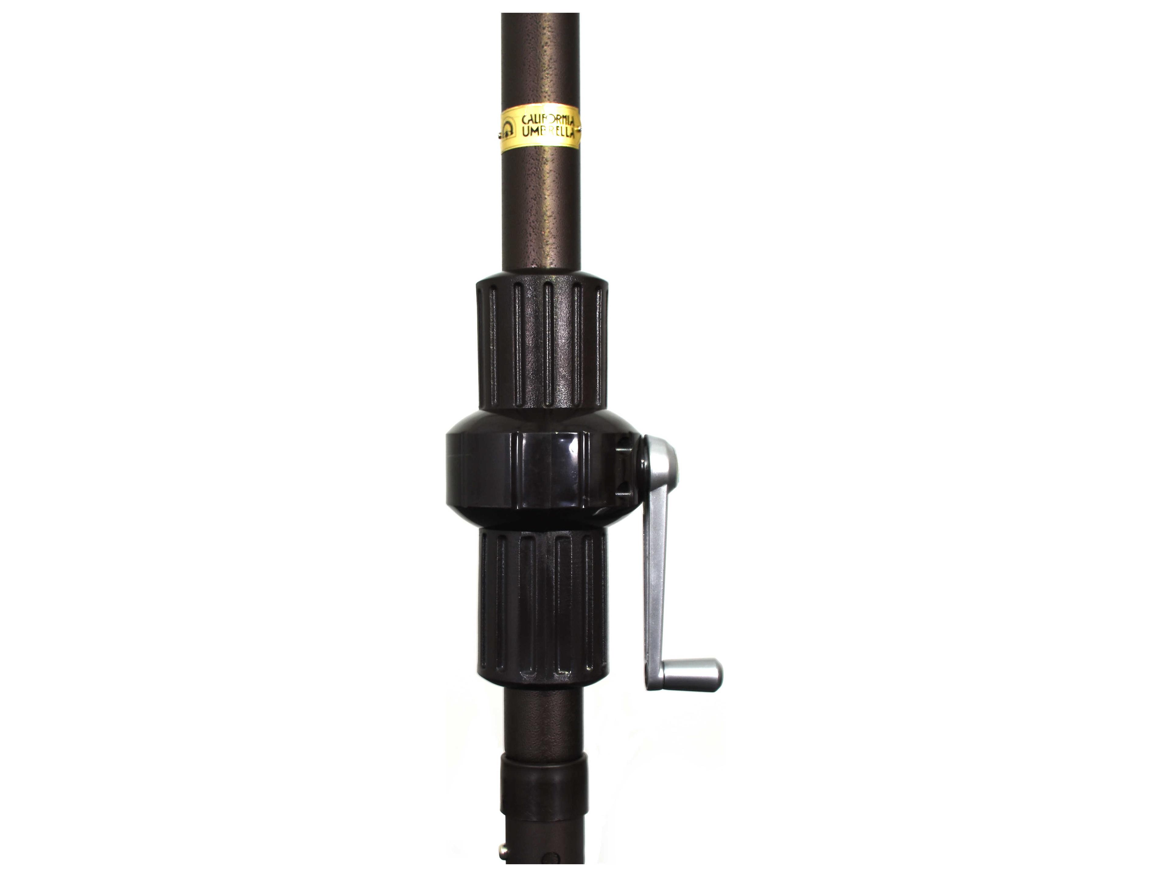 California Outdoor Umbrella Custom Golden State Series 9 Foot Octagon Market Aluminum Outdoor Umbrella with Crank Lift System