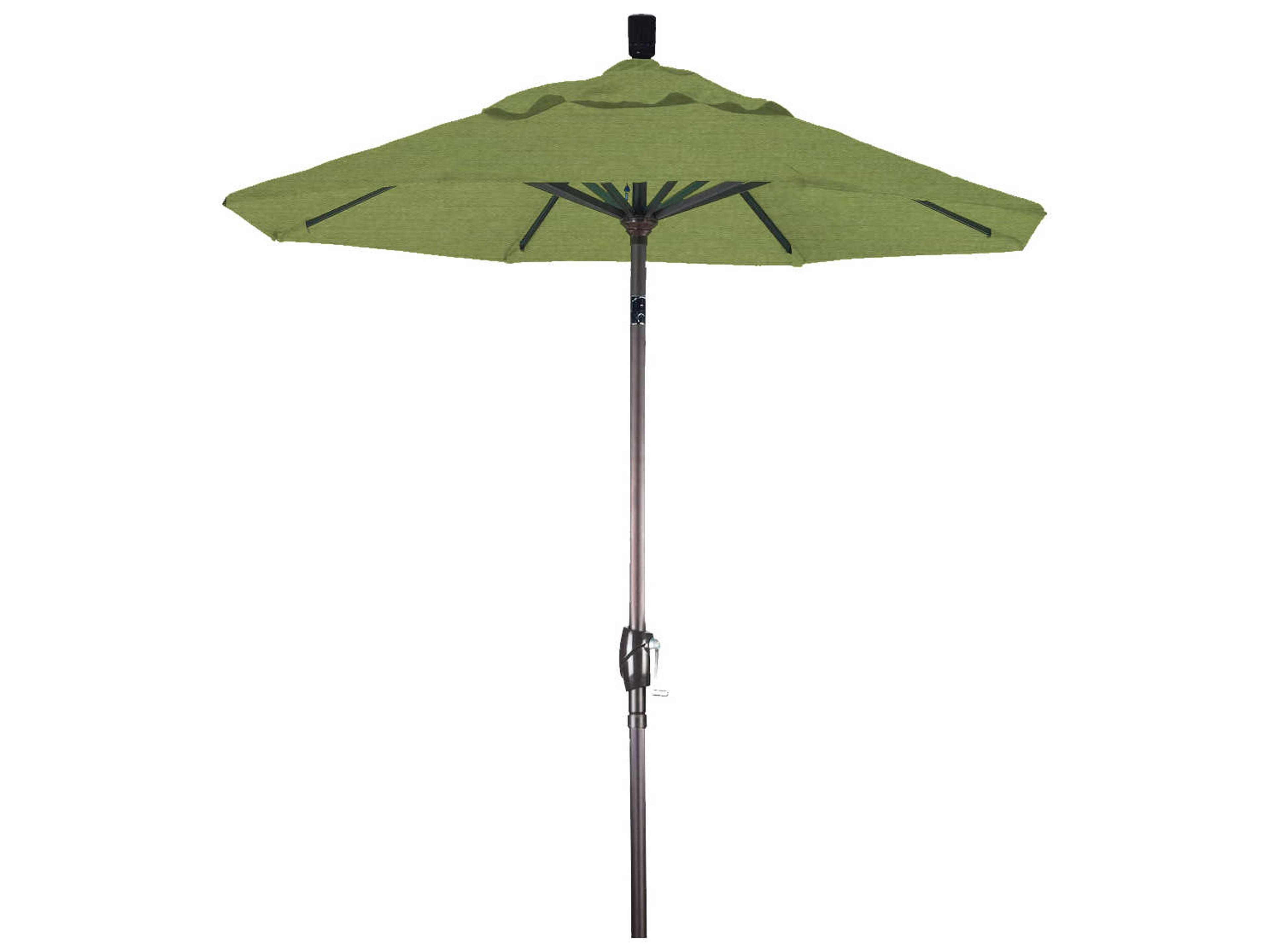 California Patio Umbrella Custom Pacific Trail Series 6 Foot Octagon Market Aluminum Patio Umbrella with Crank Lift System