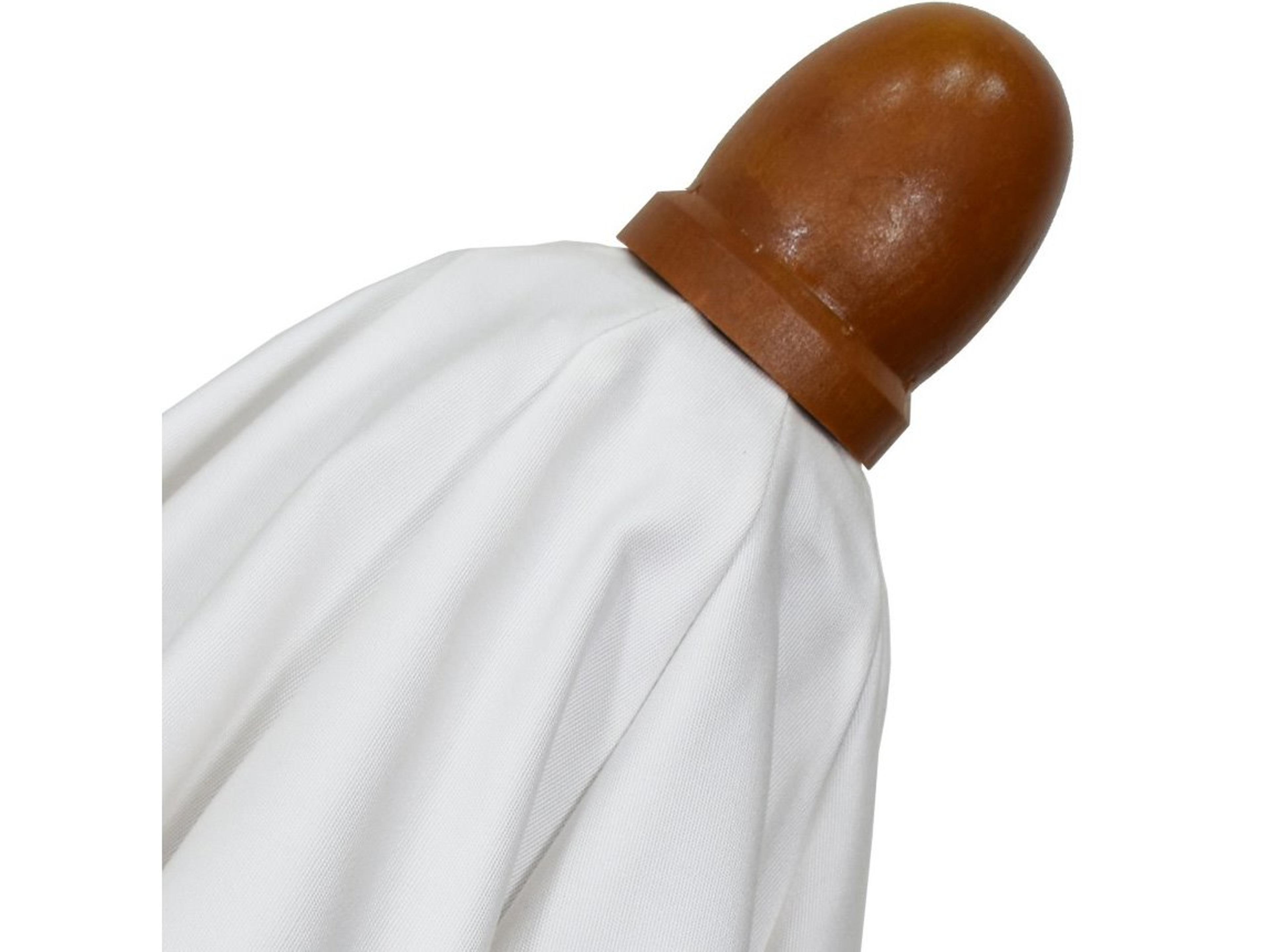 California Patio Umbrella Custom Grove Series 6 Foot Square Market Wood Patio Umbrella with Push Lift System