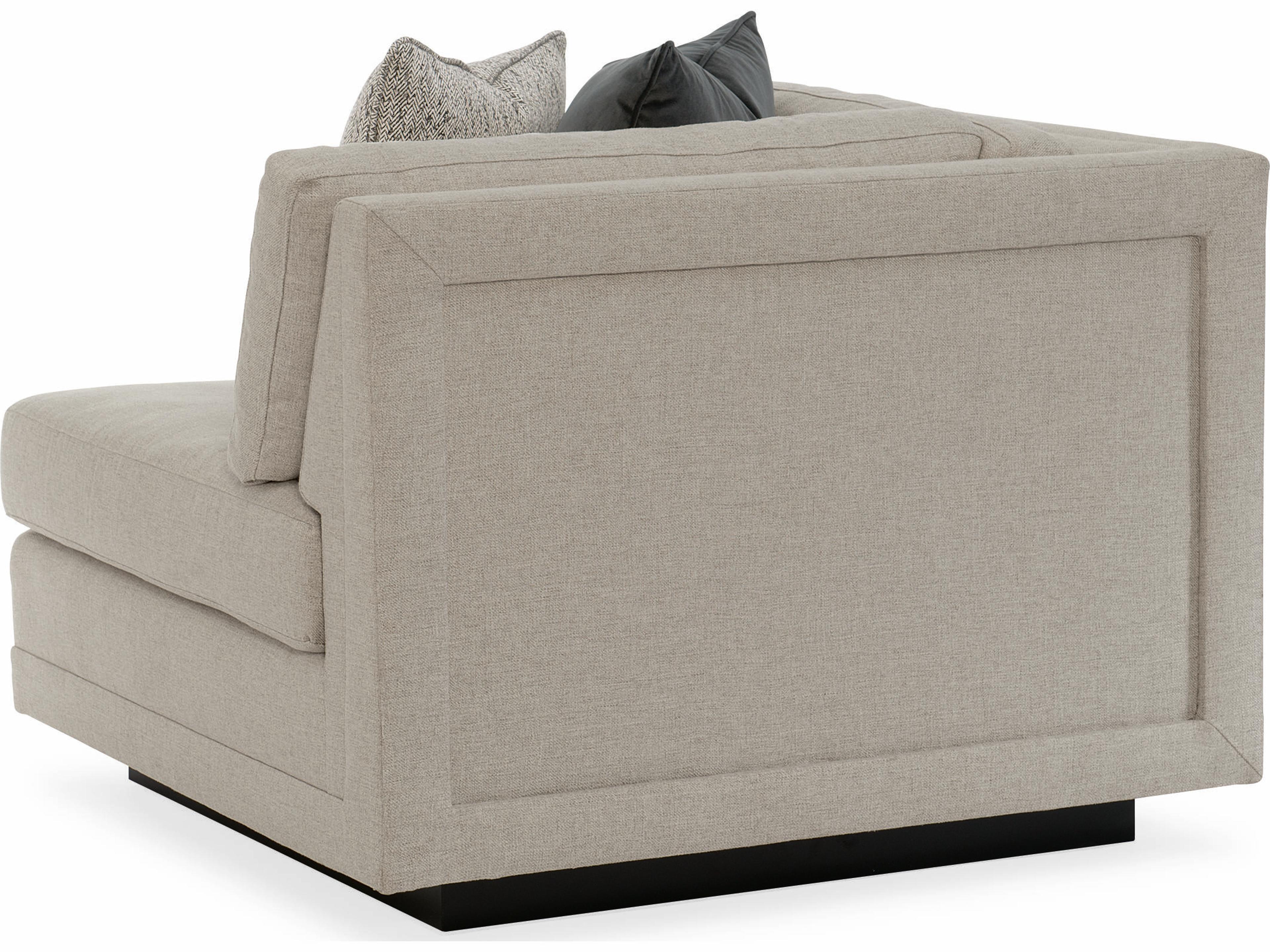 Caracole Fusion Plinth Base Corner Modular Chair