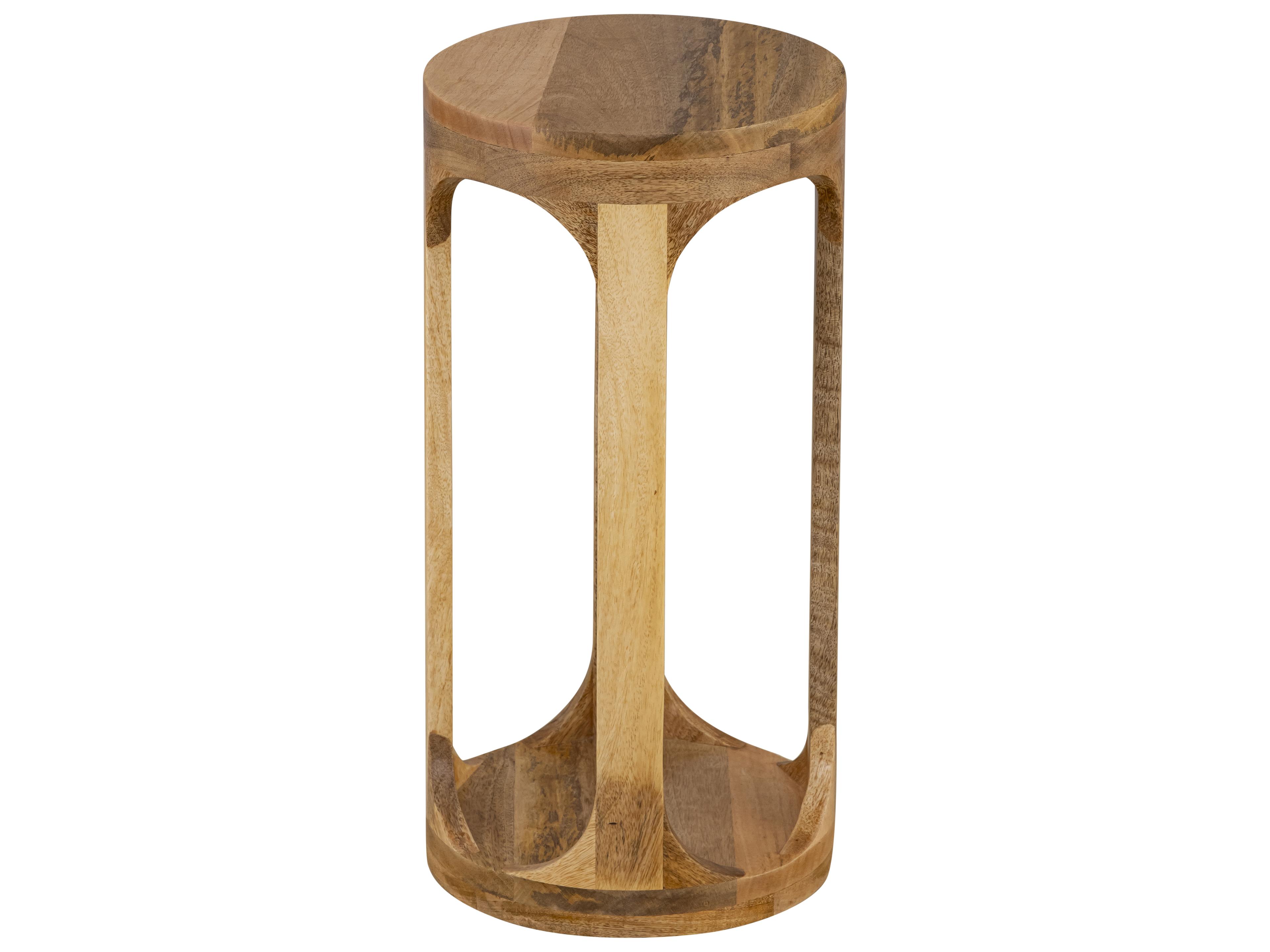 Lane Round Wood End Table