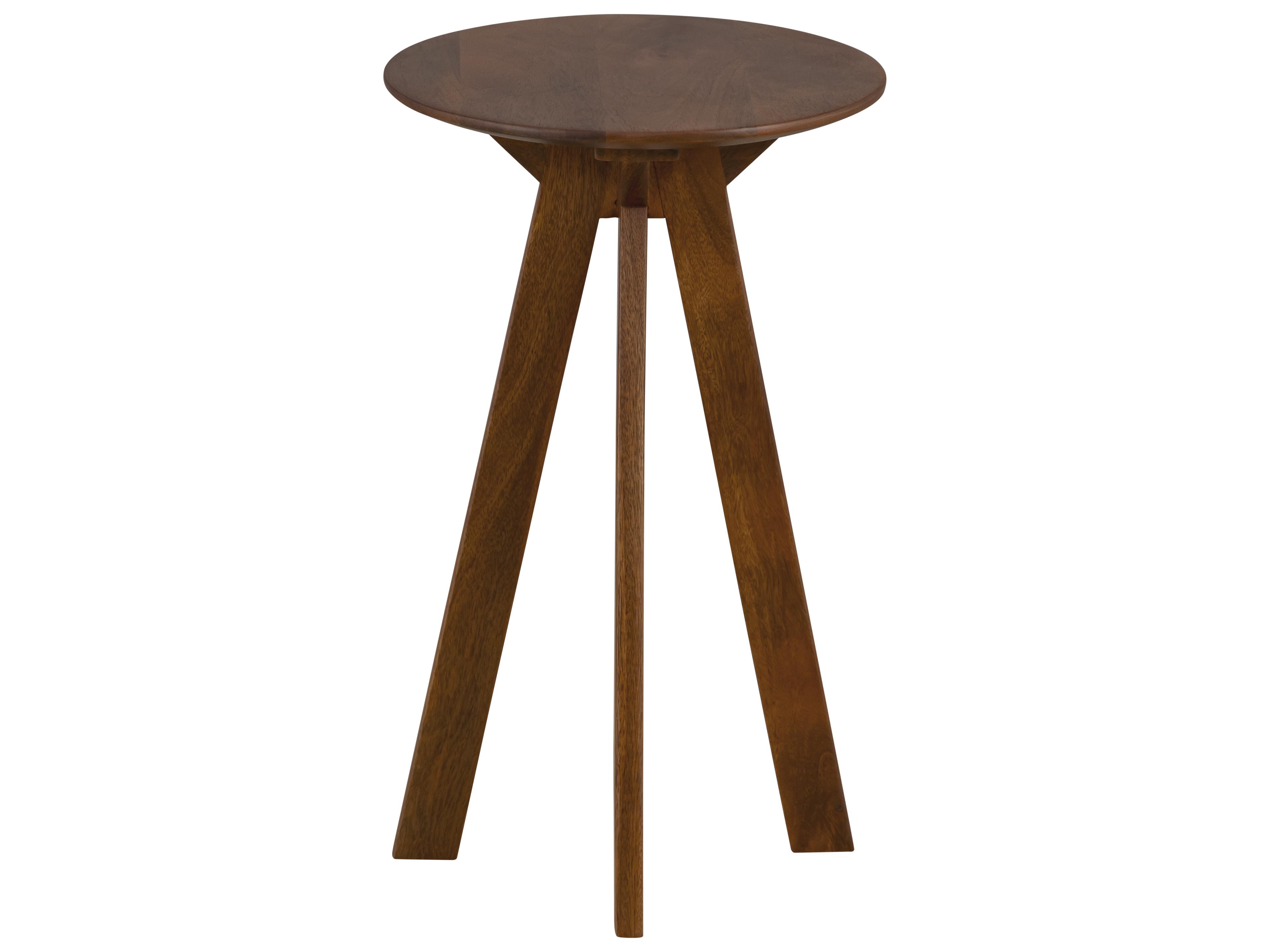 Charlie Round Wood End Table