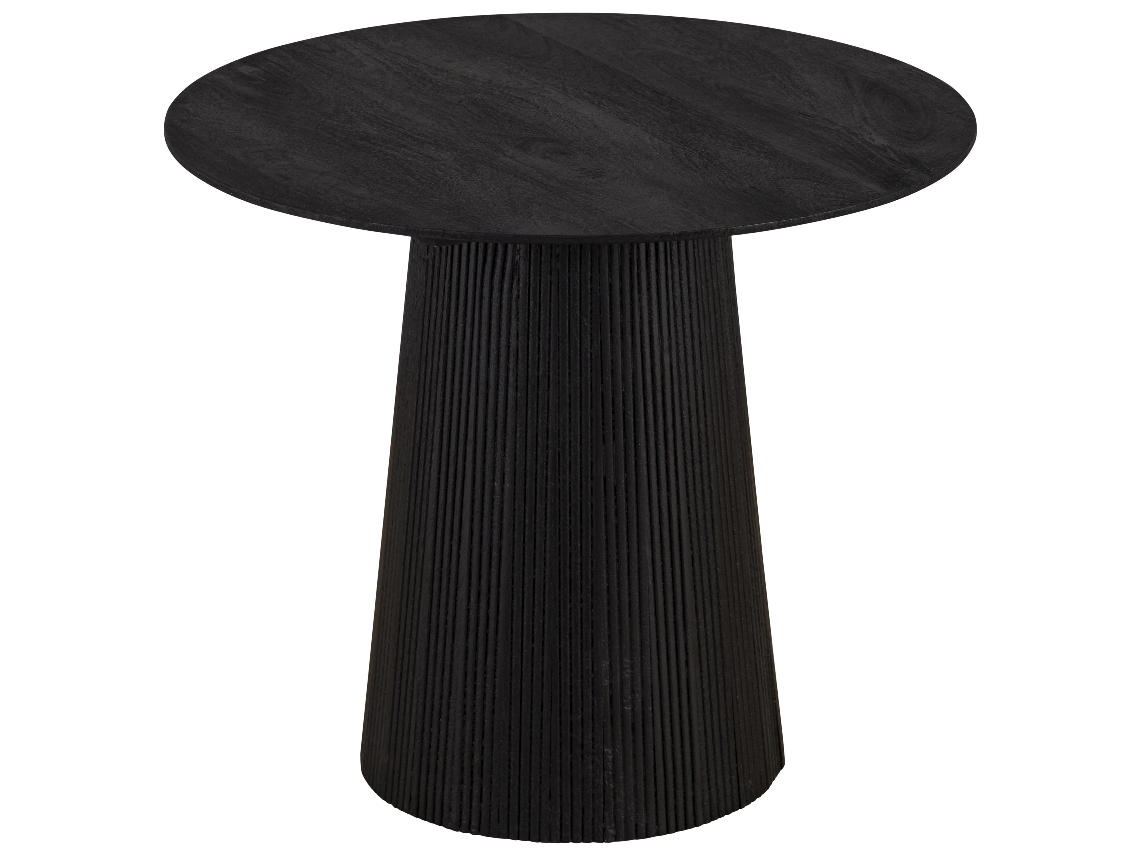 Madhy Round Wood End Table