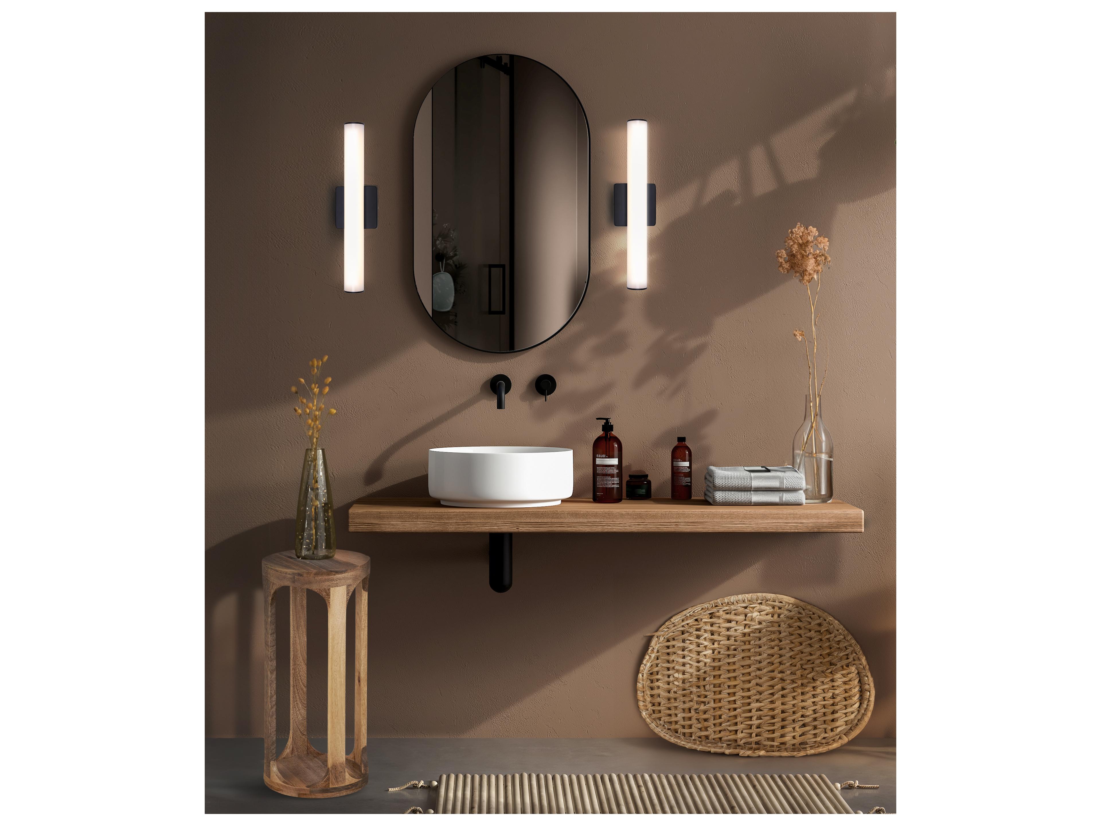 Canarm Osten 1 -light Black LED Vanity Light
