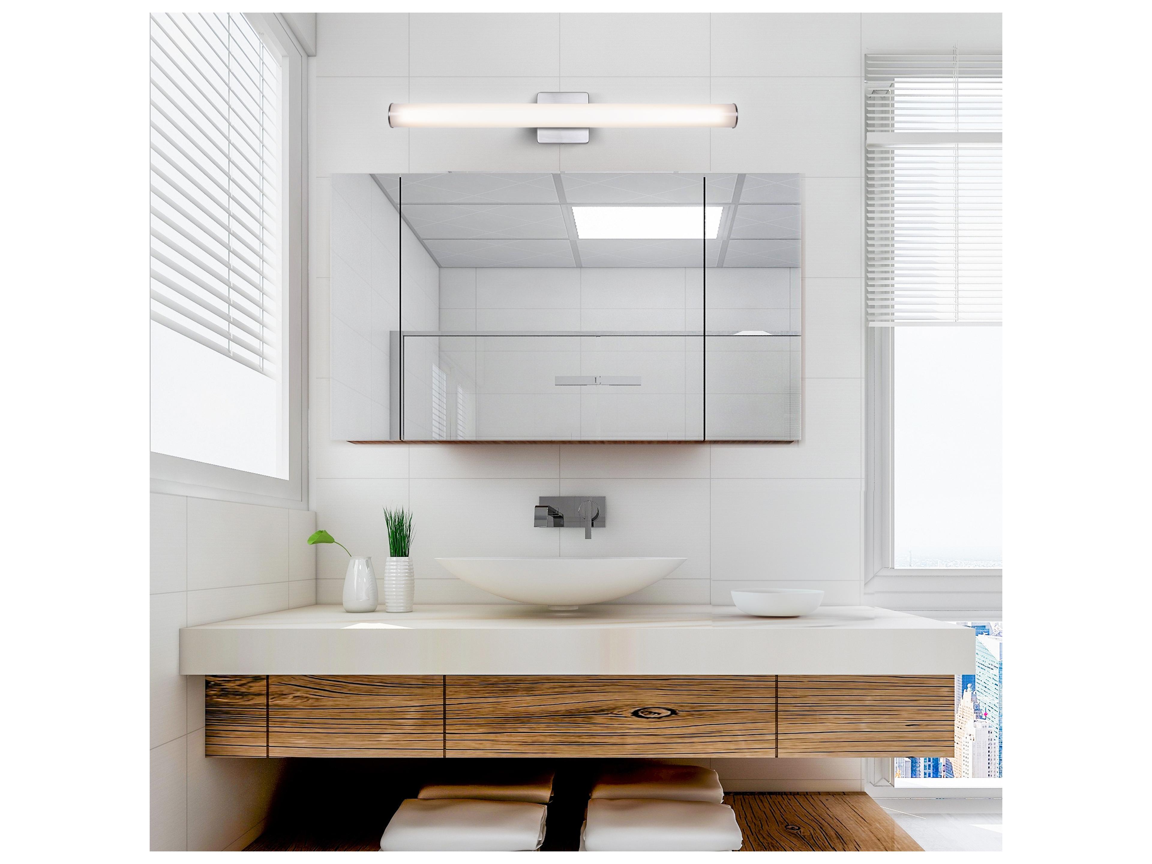 Canarm Osten 1 -light Nickel LED Vanity Light