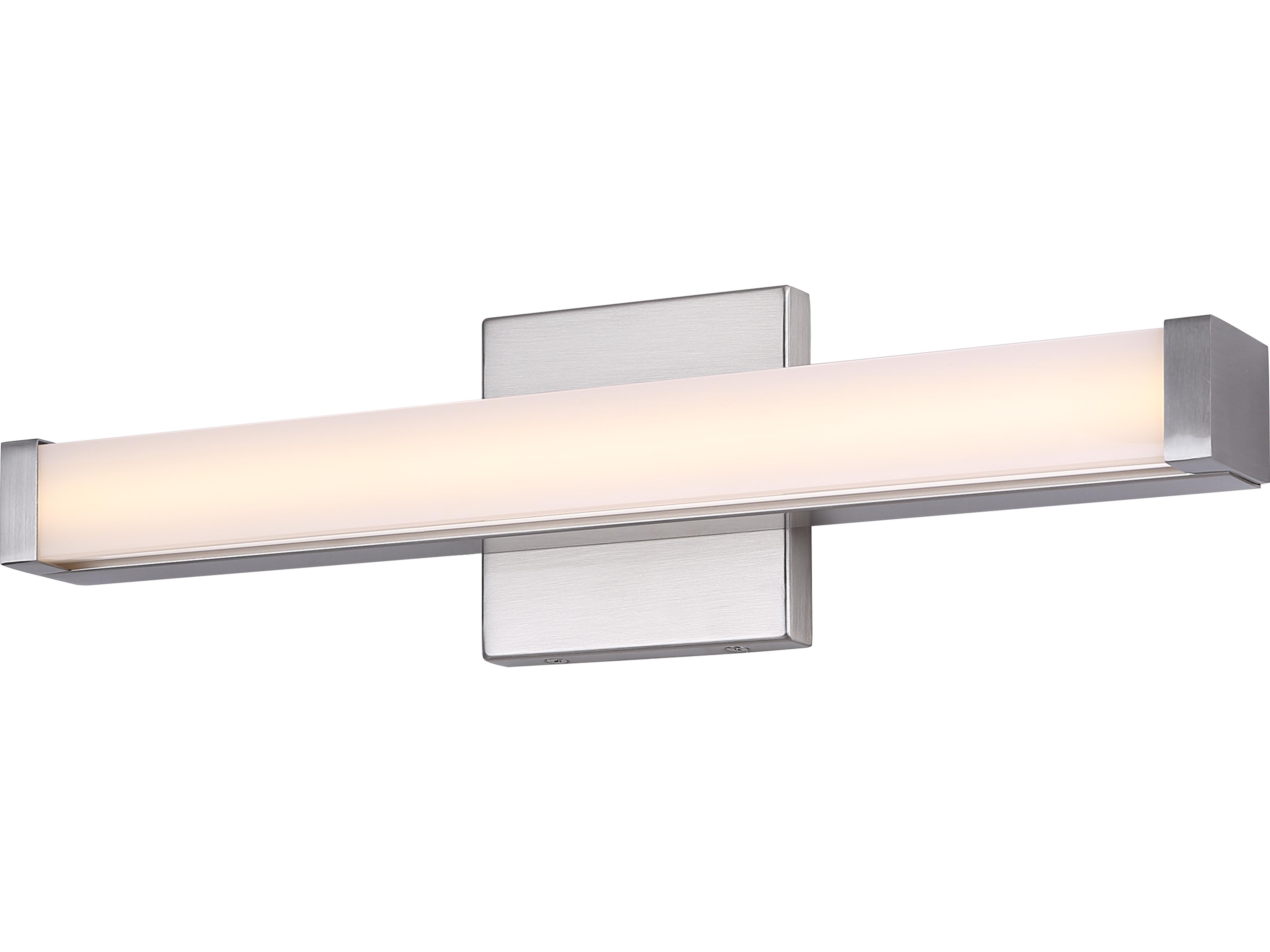 Jonah 1 -light Nickel LED Vanity Light