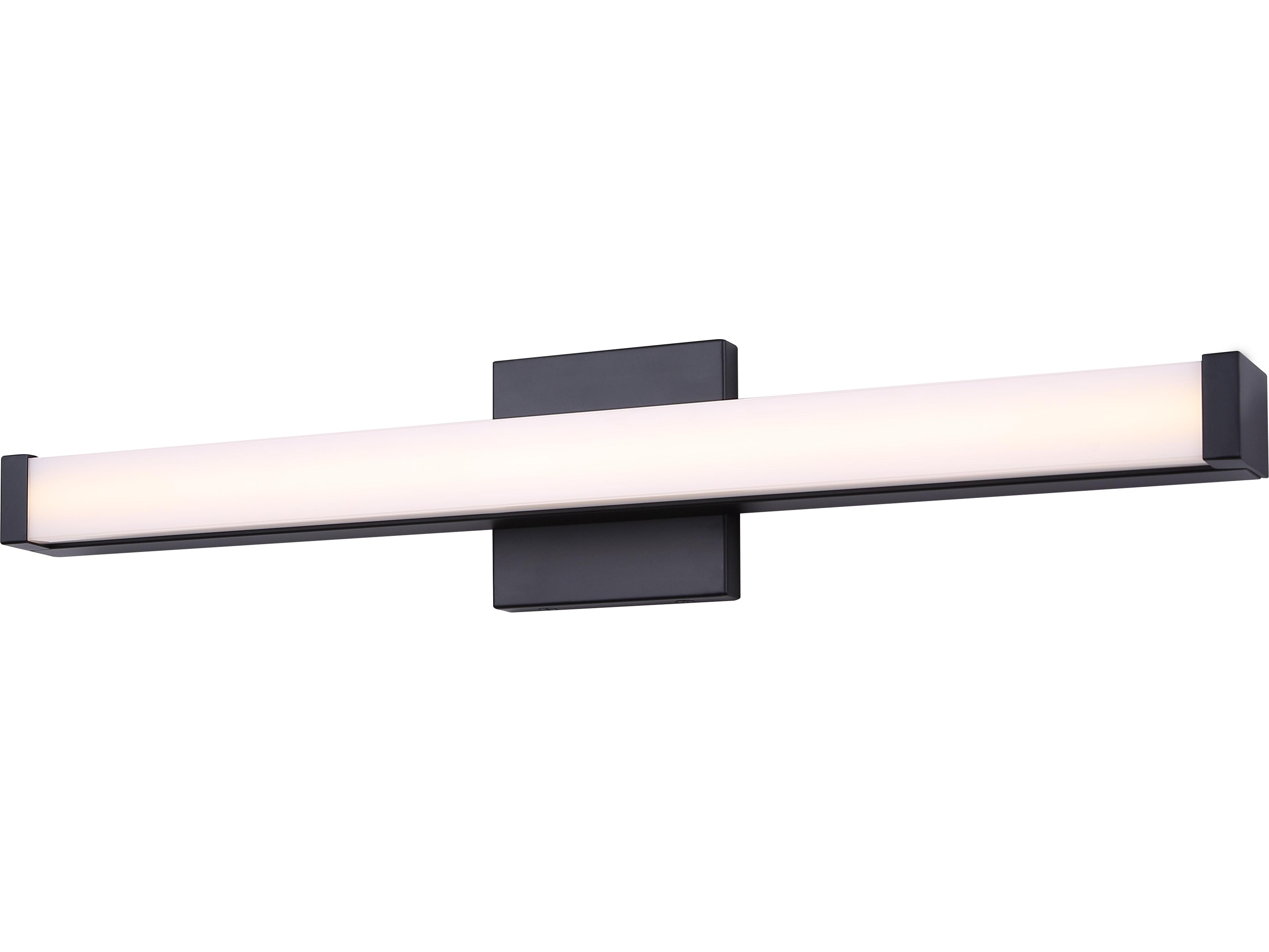 Jonah 1 -light Black LED Vanity Light