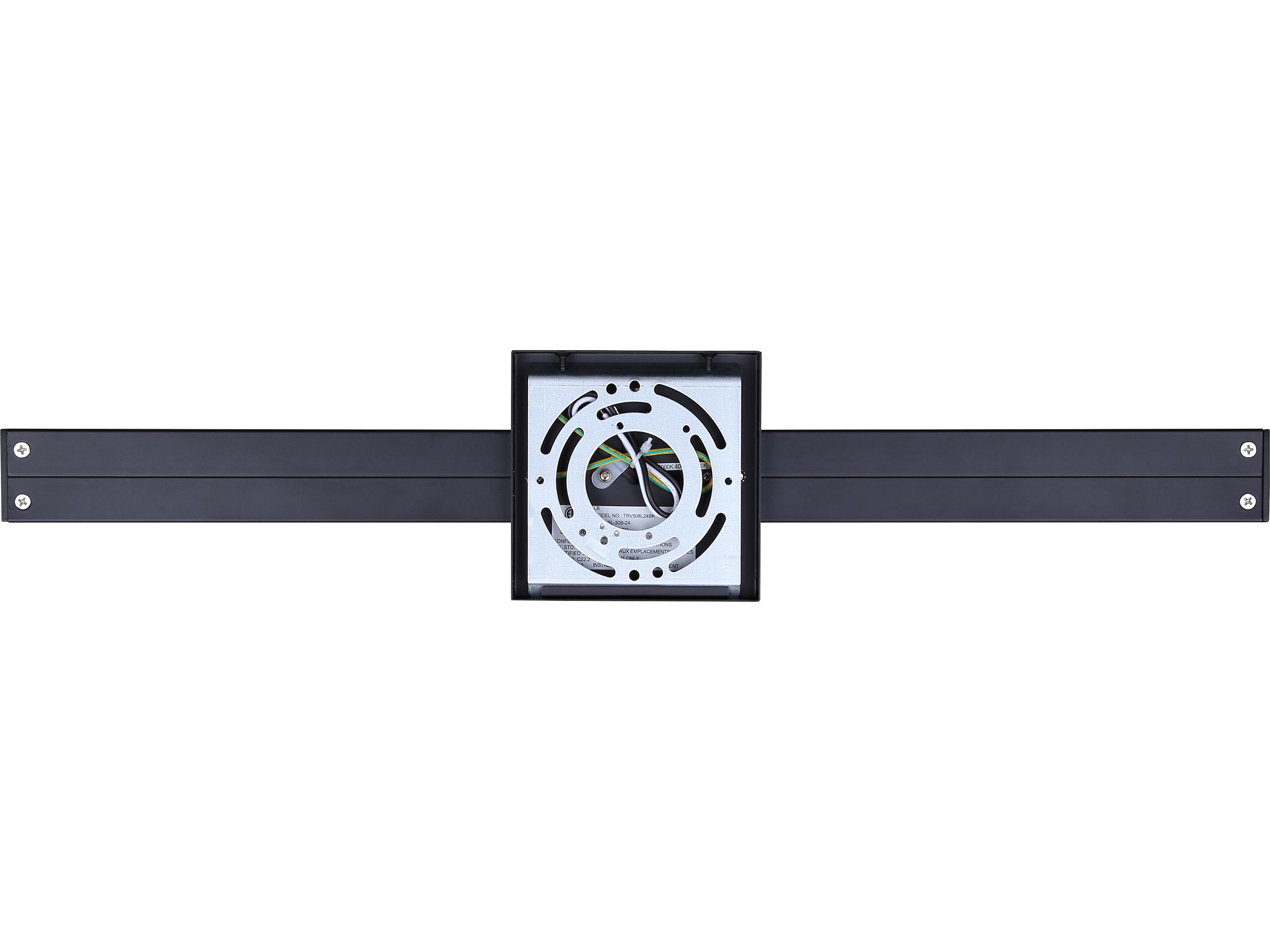 Canarm Jonah 1 -light Black LED Vanity Light