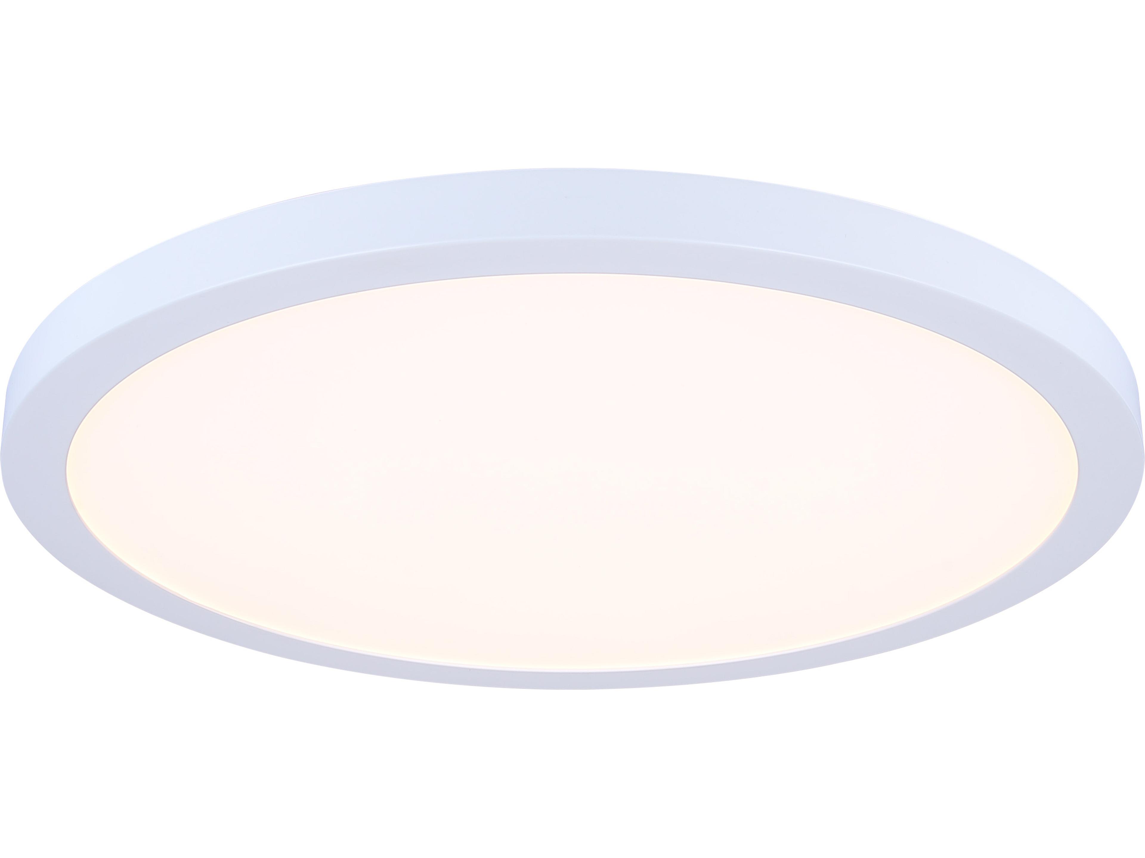 Led Flush Mount 1 -light White LED Round
