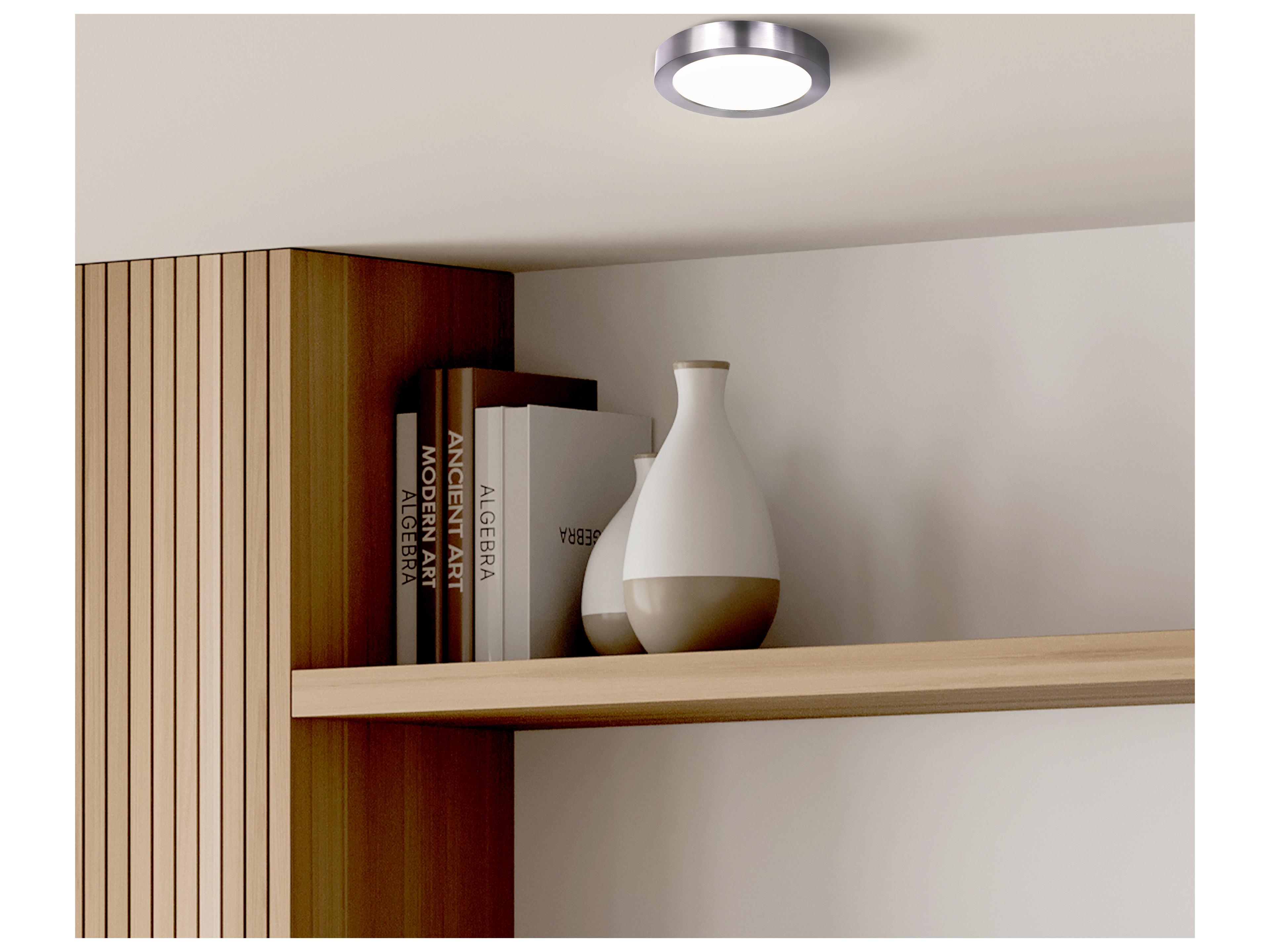 Canarm Led Round Disk Nickel LED Flush Mount