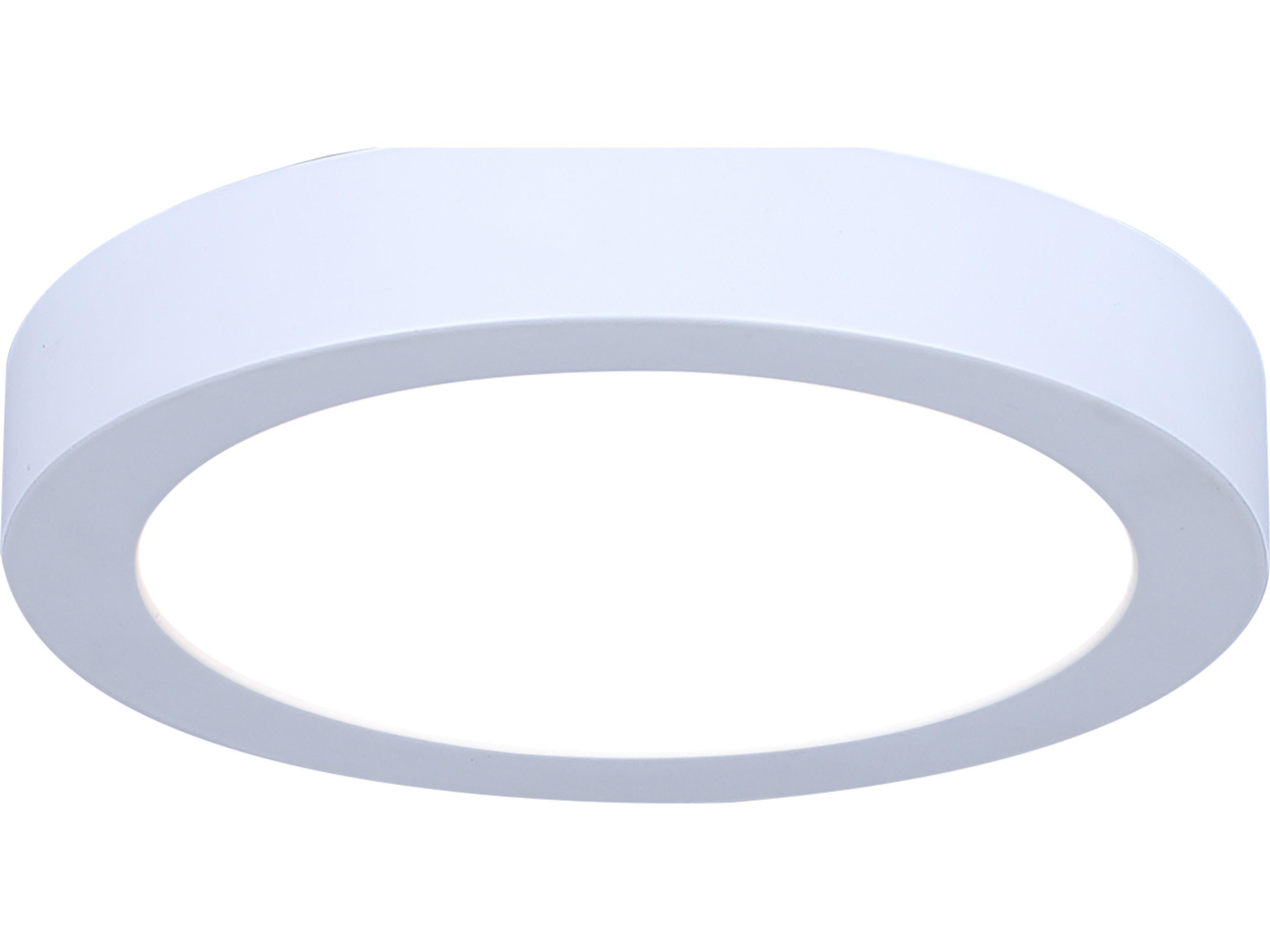 Led Round Disk White LED Flush Mount