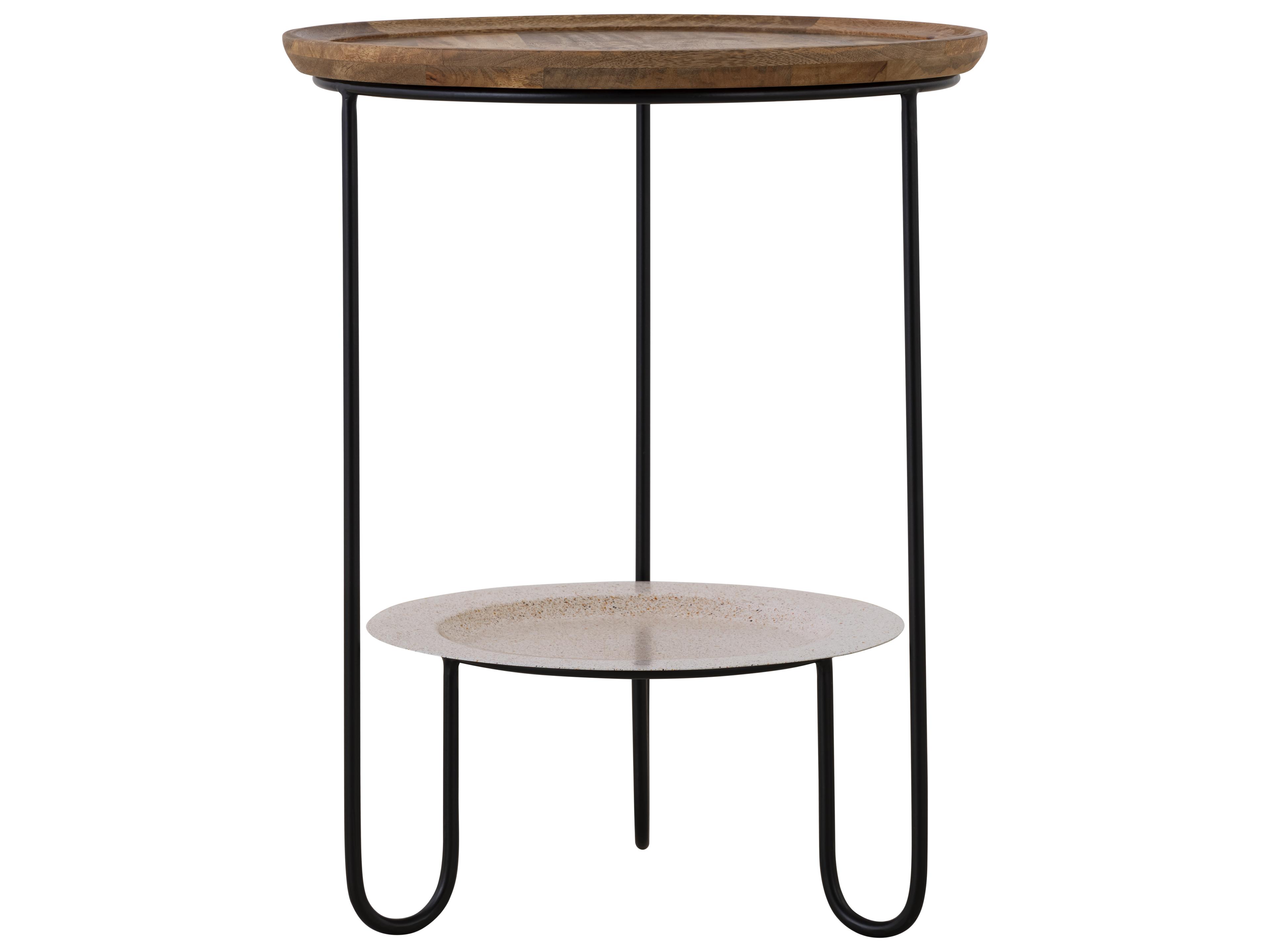 Shylah Round Wood End Table