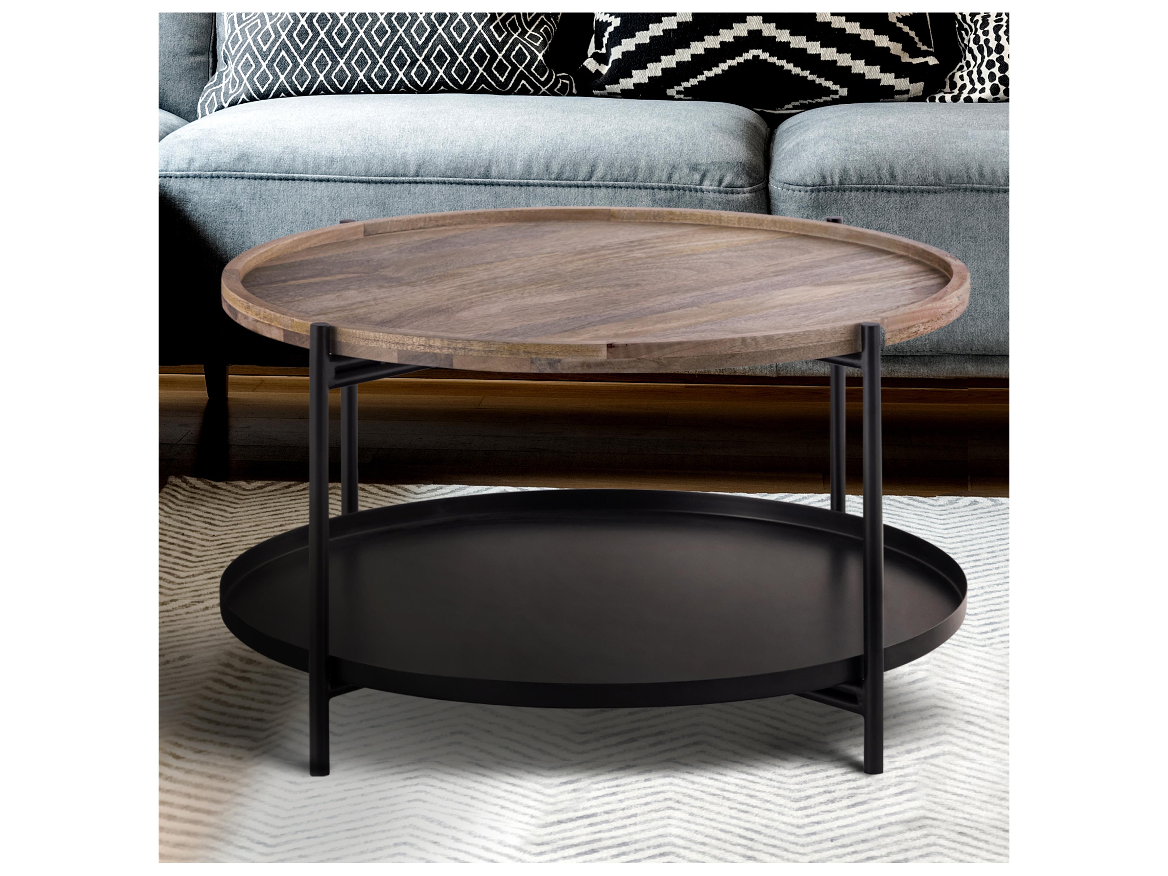 Canarm Calin Round Wood Coffee Table