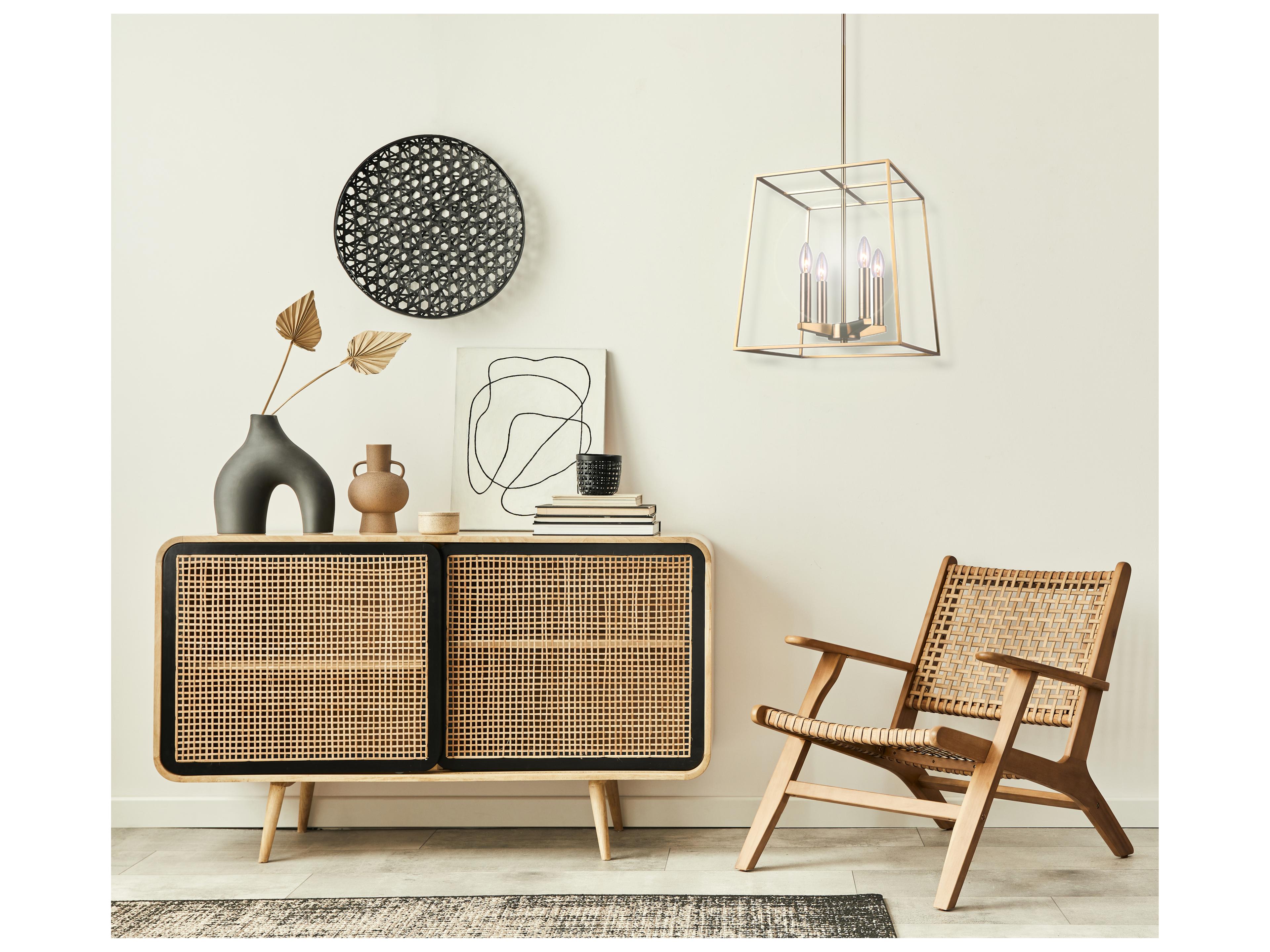 Canarm Coco 4 -light Gold Chandelier