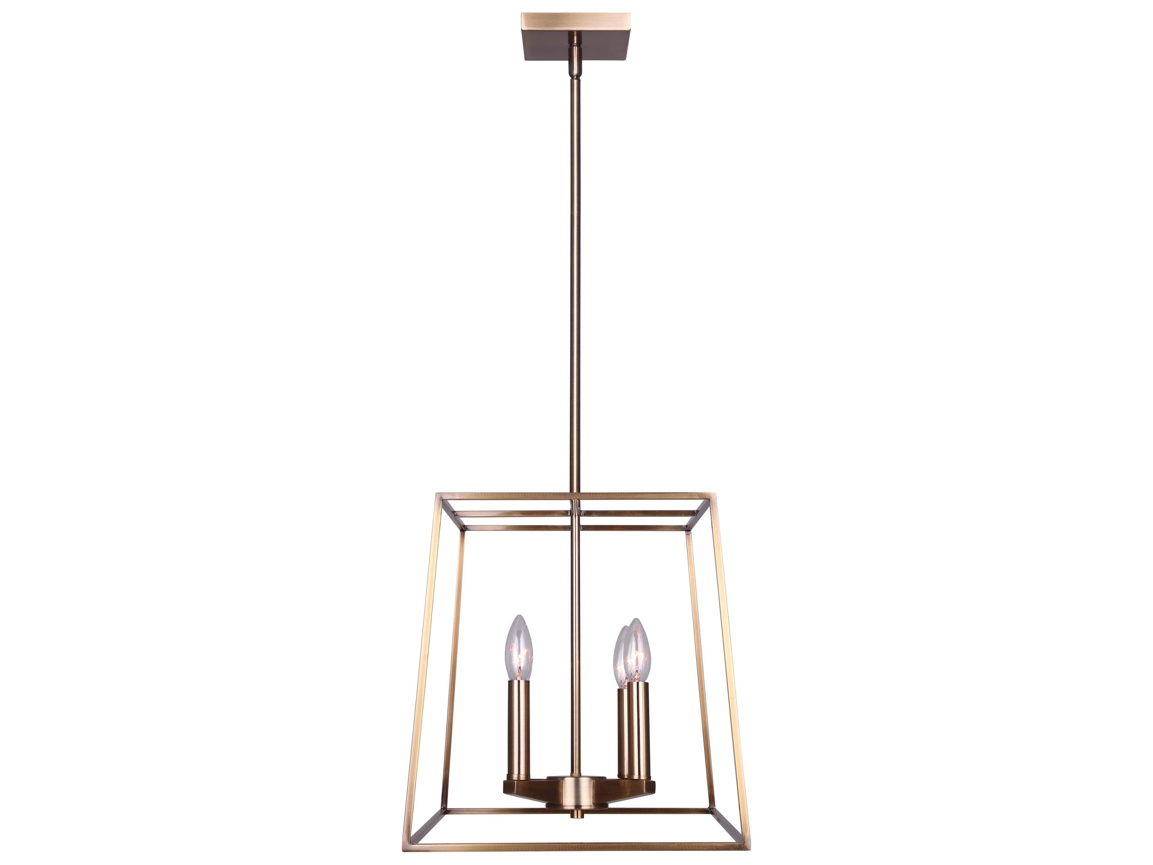 Canarm Coco 4 -light Gold Chandelier