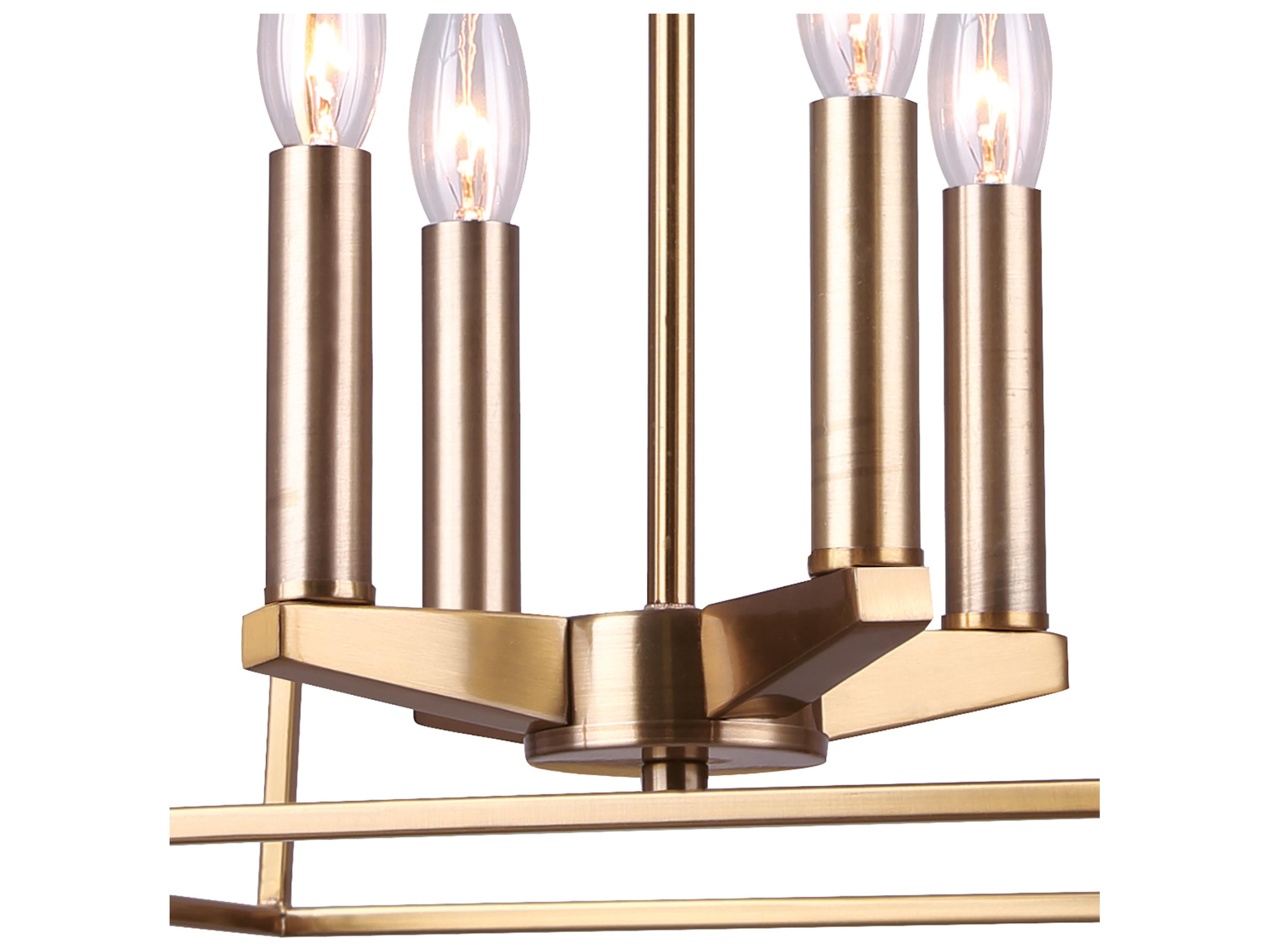 Canarm Coco 4 -light Gold Chandelier
