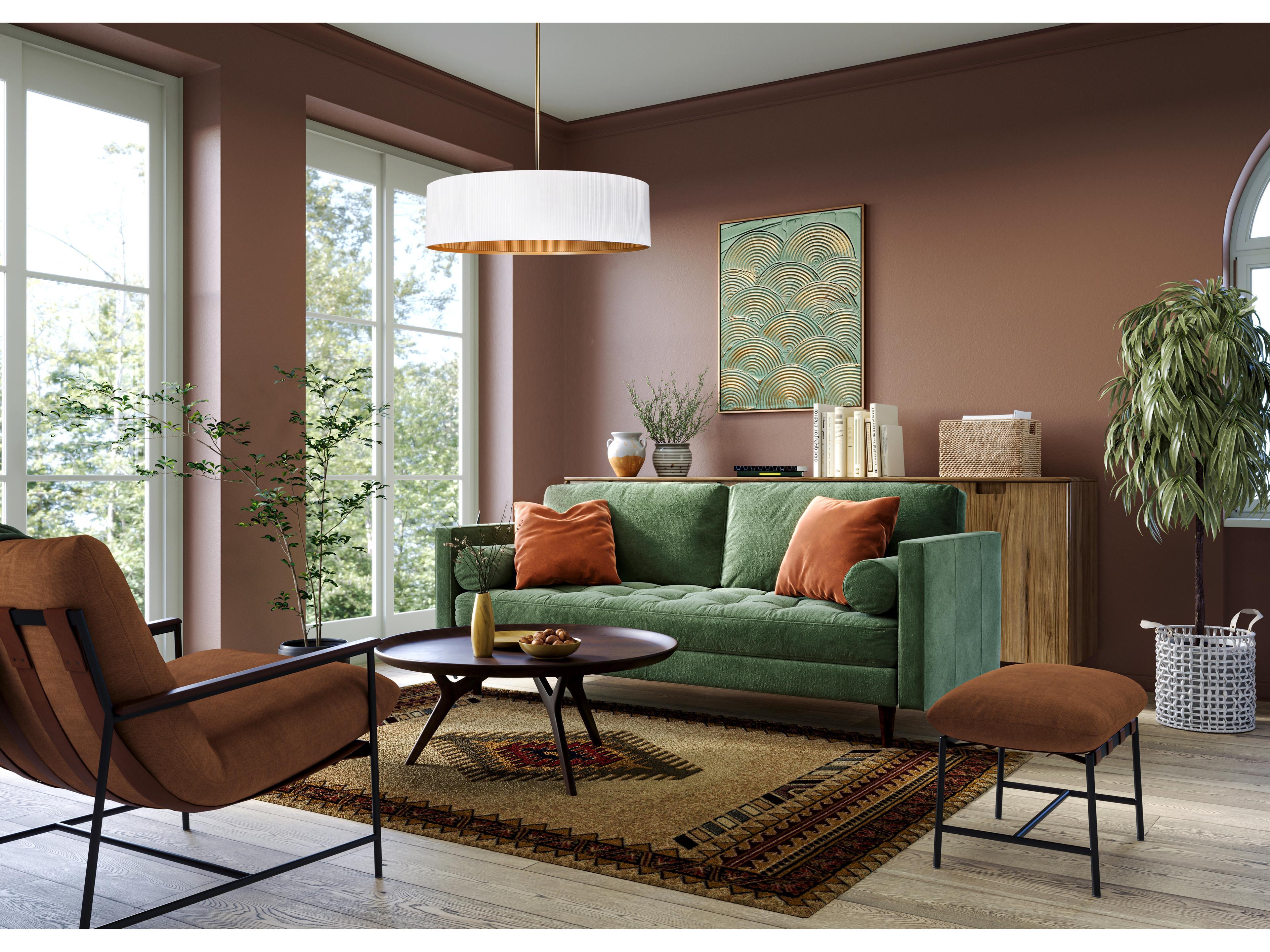 Canarm Rexton 3 -light White Drum Pendant