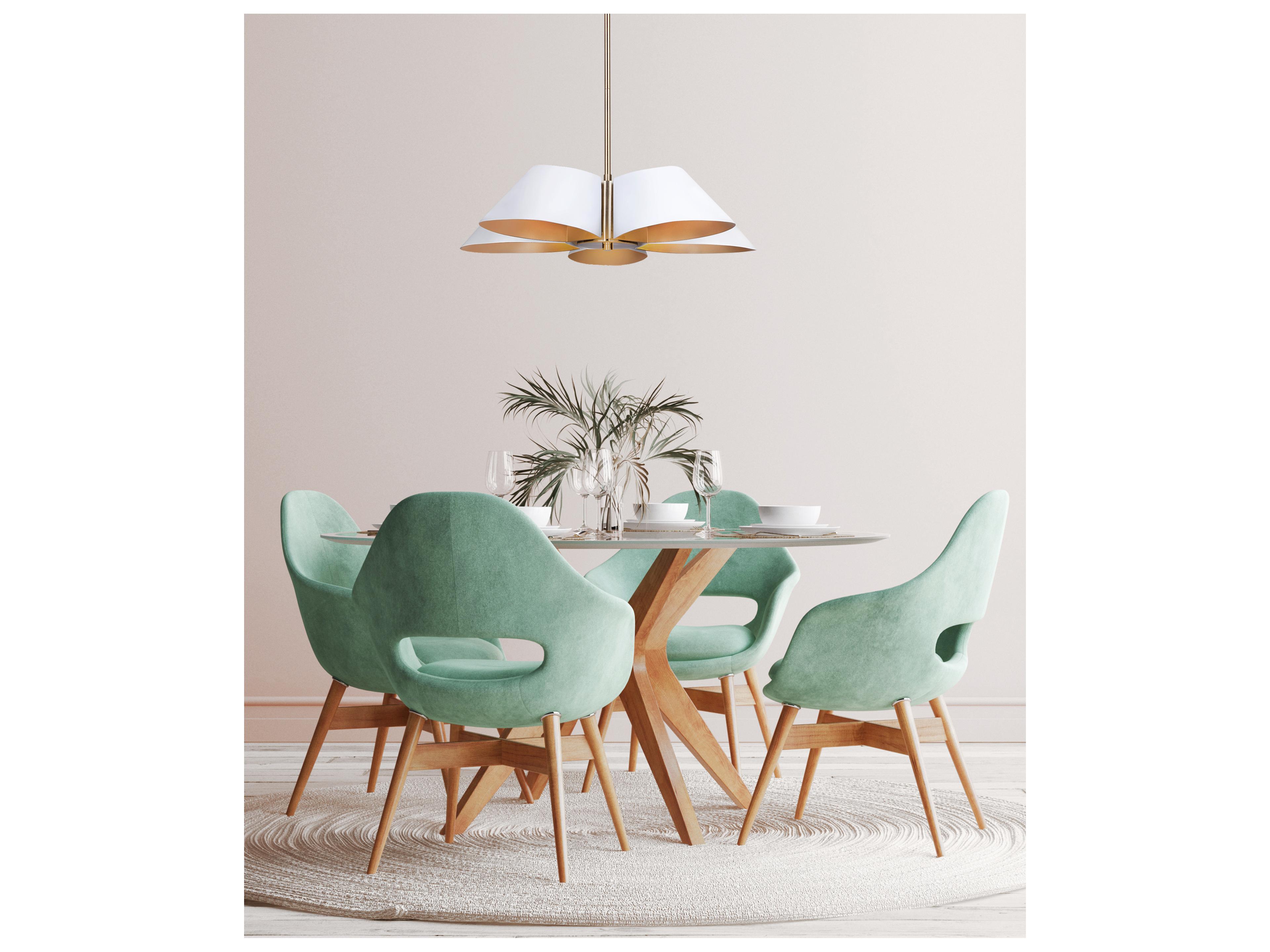 Canarm Daxton 5 -light White Chandelier