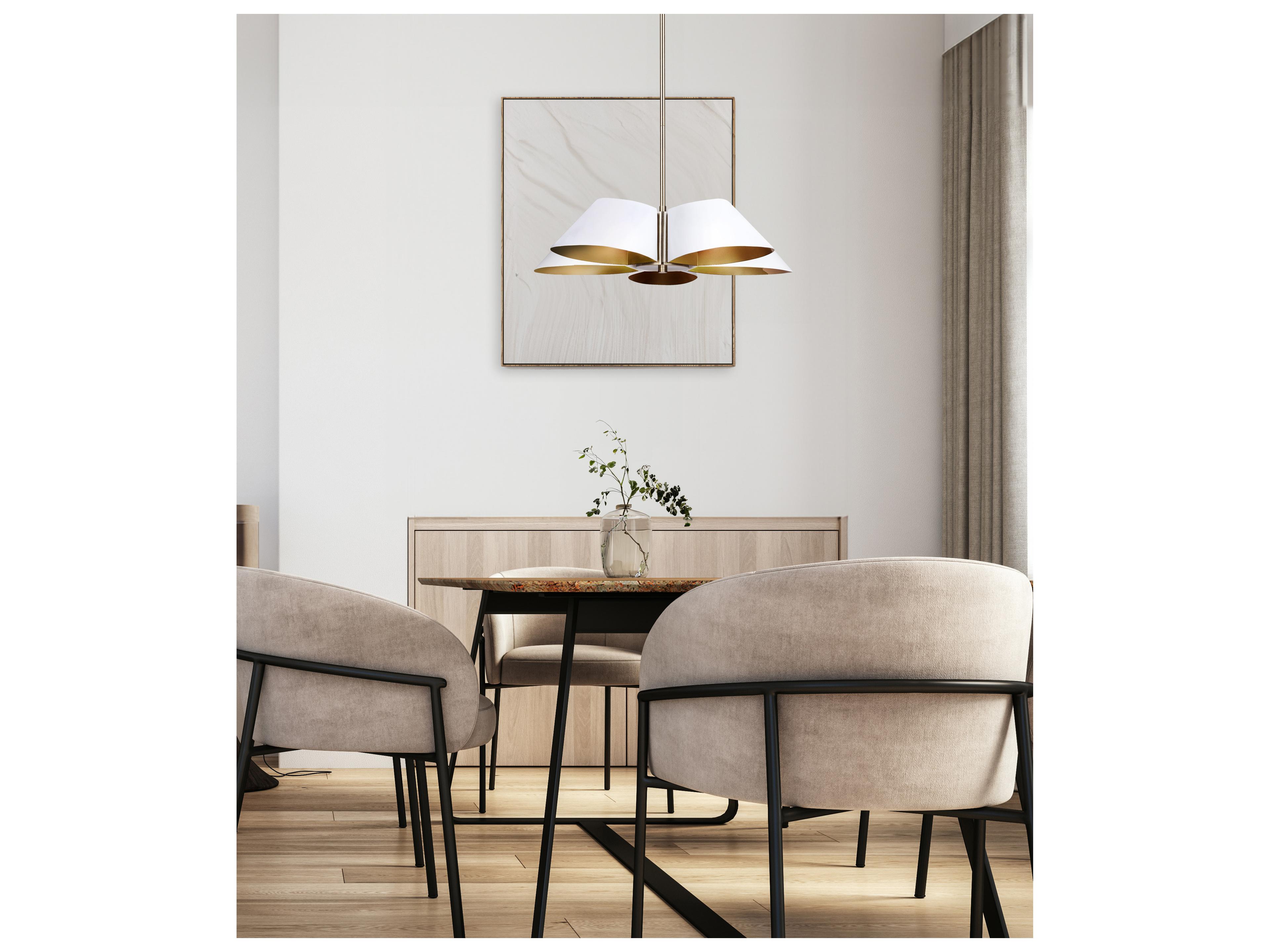 Canarm Daxton 5 -light White Chandelier