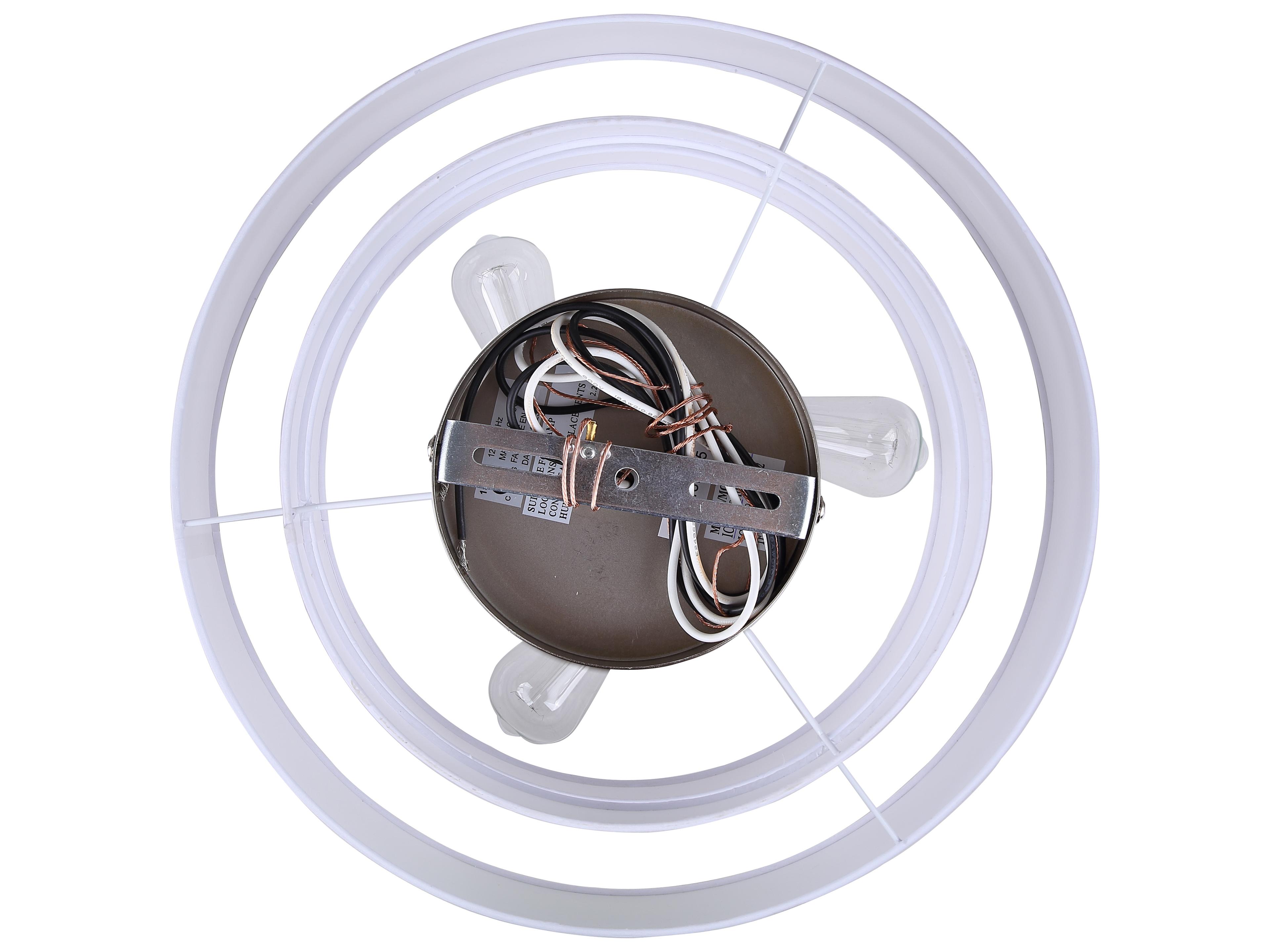 Canarm Landra 3 -light Nickel Drum Pendant