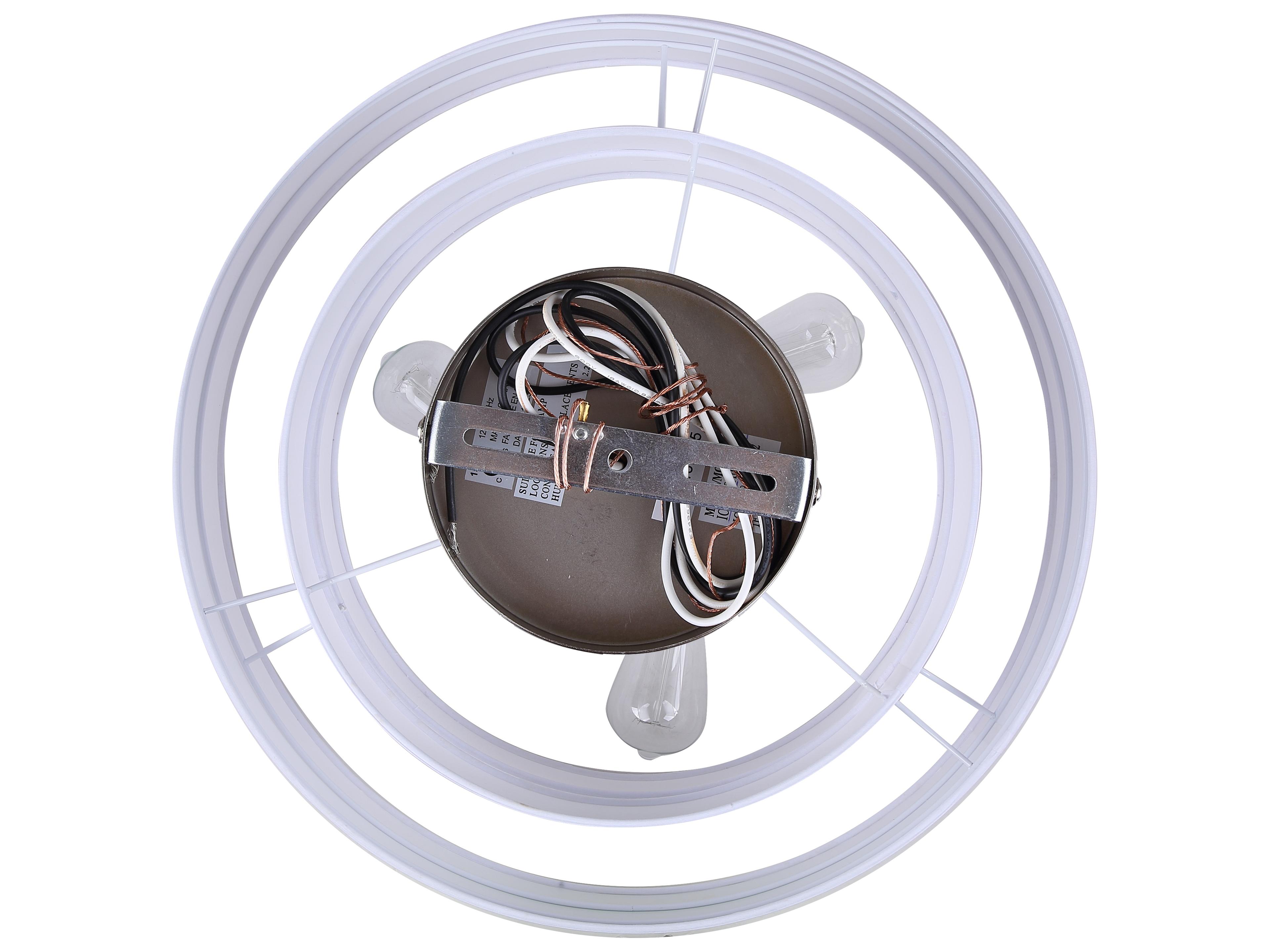 Canarm Landra 3 -light Nickel Drum Pendant