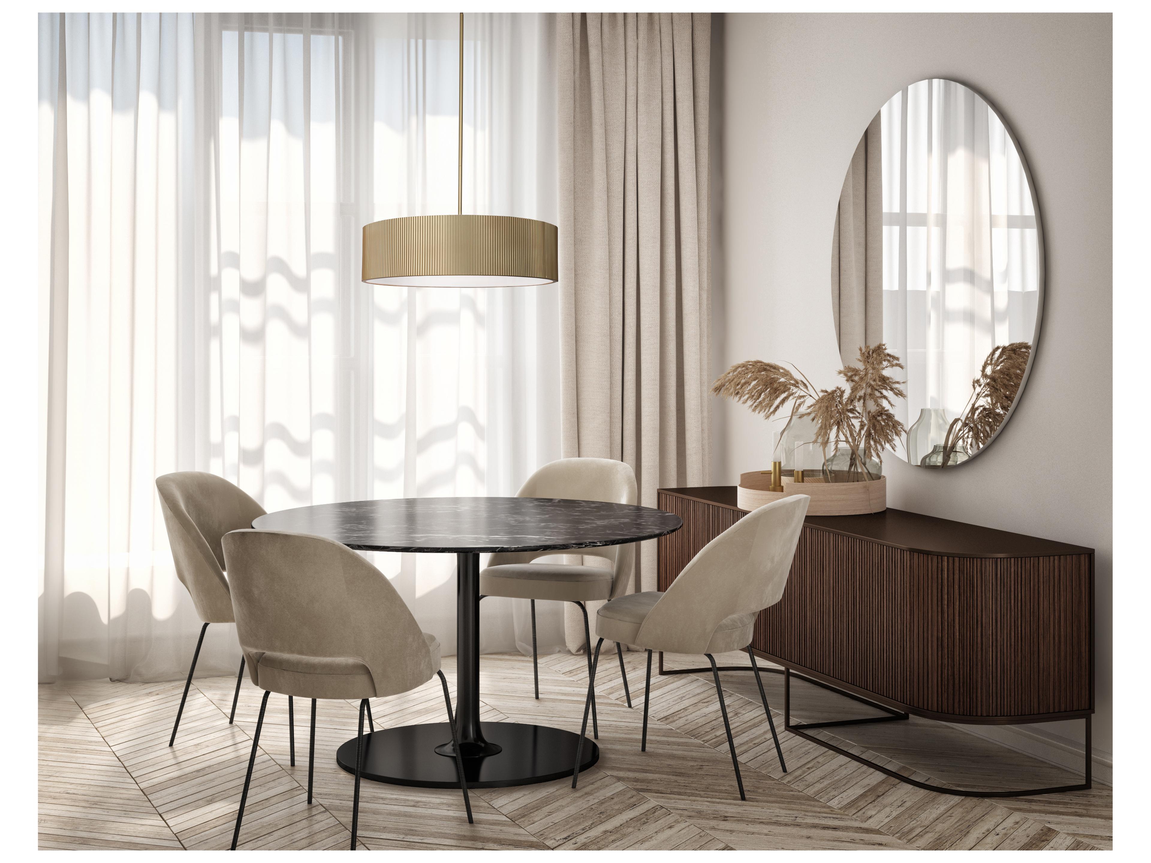 Canarm Scarlett 3 -light Gold Drum Pendant